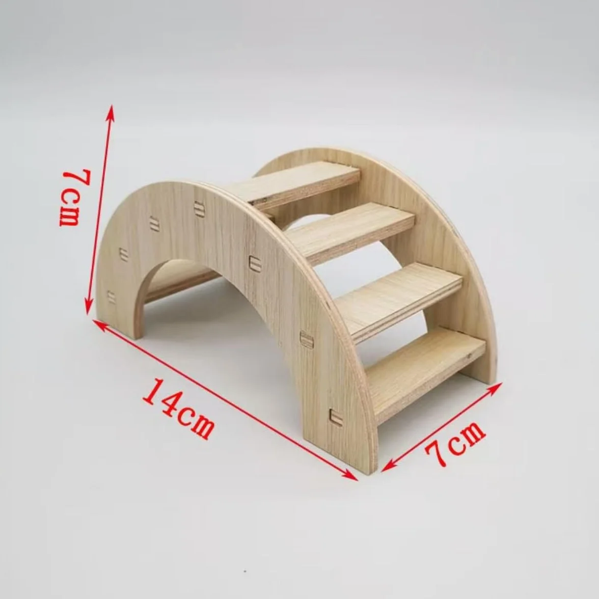 Pont en Bois pour Hamster, Accessoires pour rongeurs, Jouet d'escalade