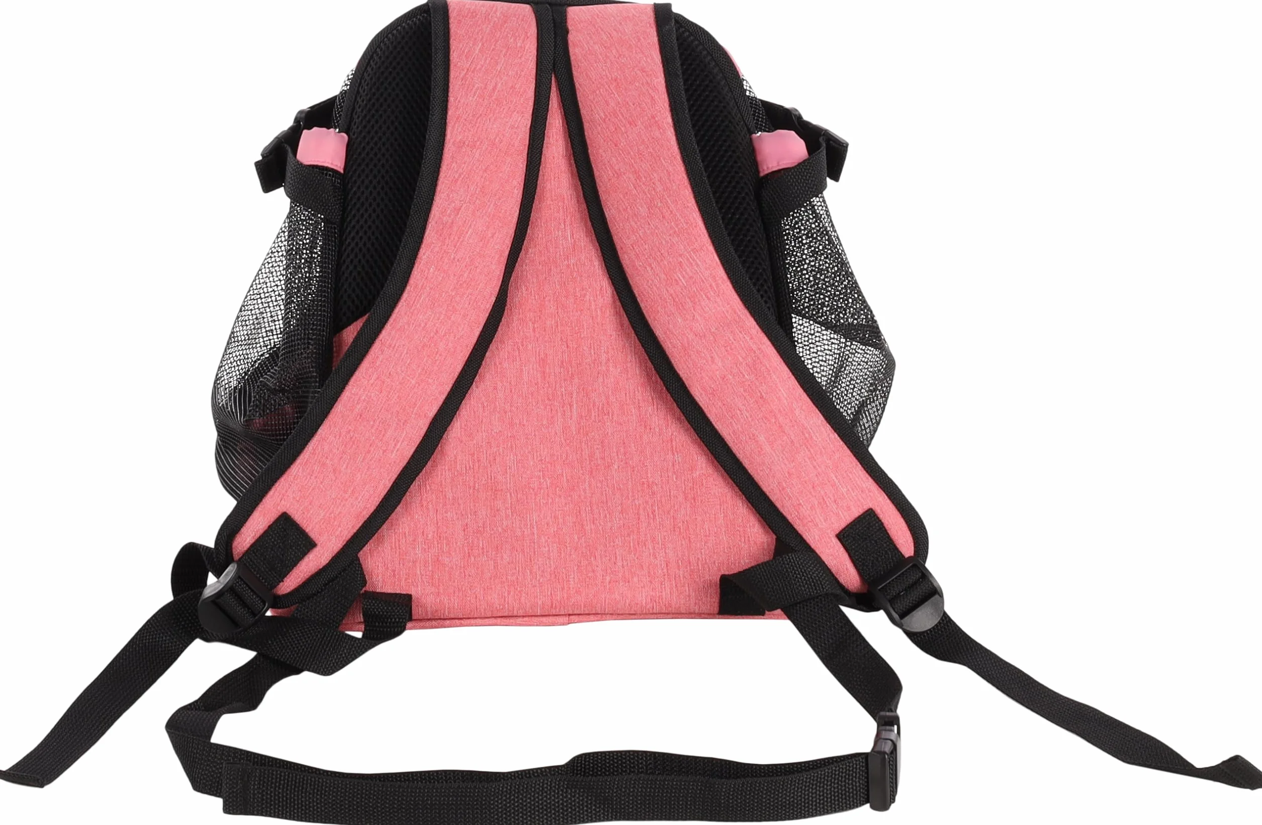 Sac de Transport Chat – Chien – Flamingo Xanty Rose – 29×23×38 cm – Polyester + Mousse – Dos renforcé – Fond Amovible 30°C – Sangles réglables – Poche zippée