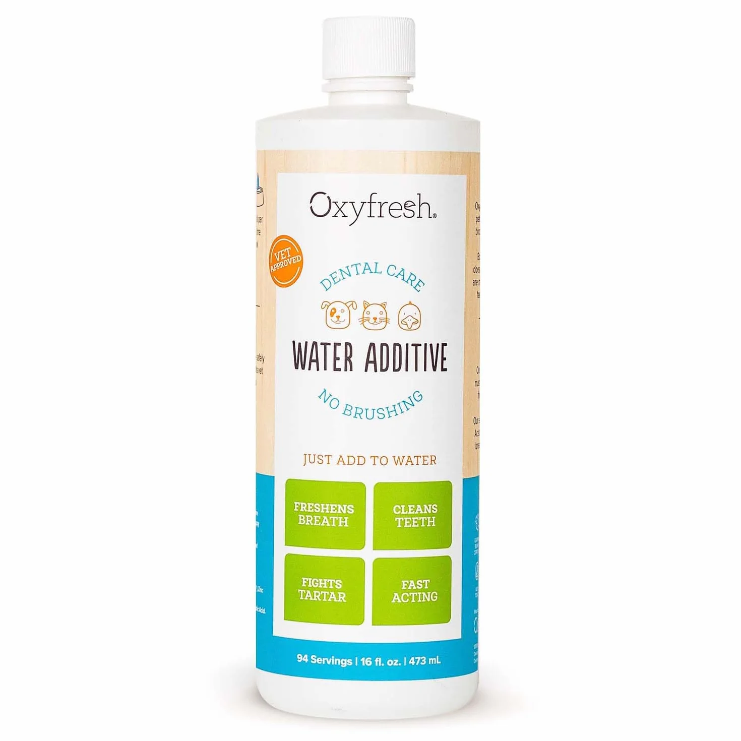 Oxyfresh Premium pour Animal Domestique Soin Dentaire Solution pour la Mauvaise haleine et Les Caries