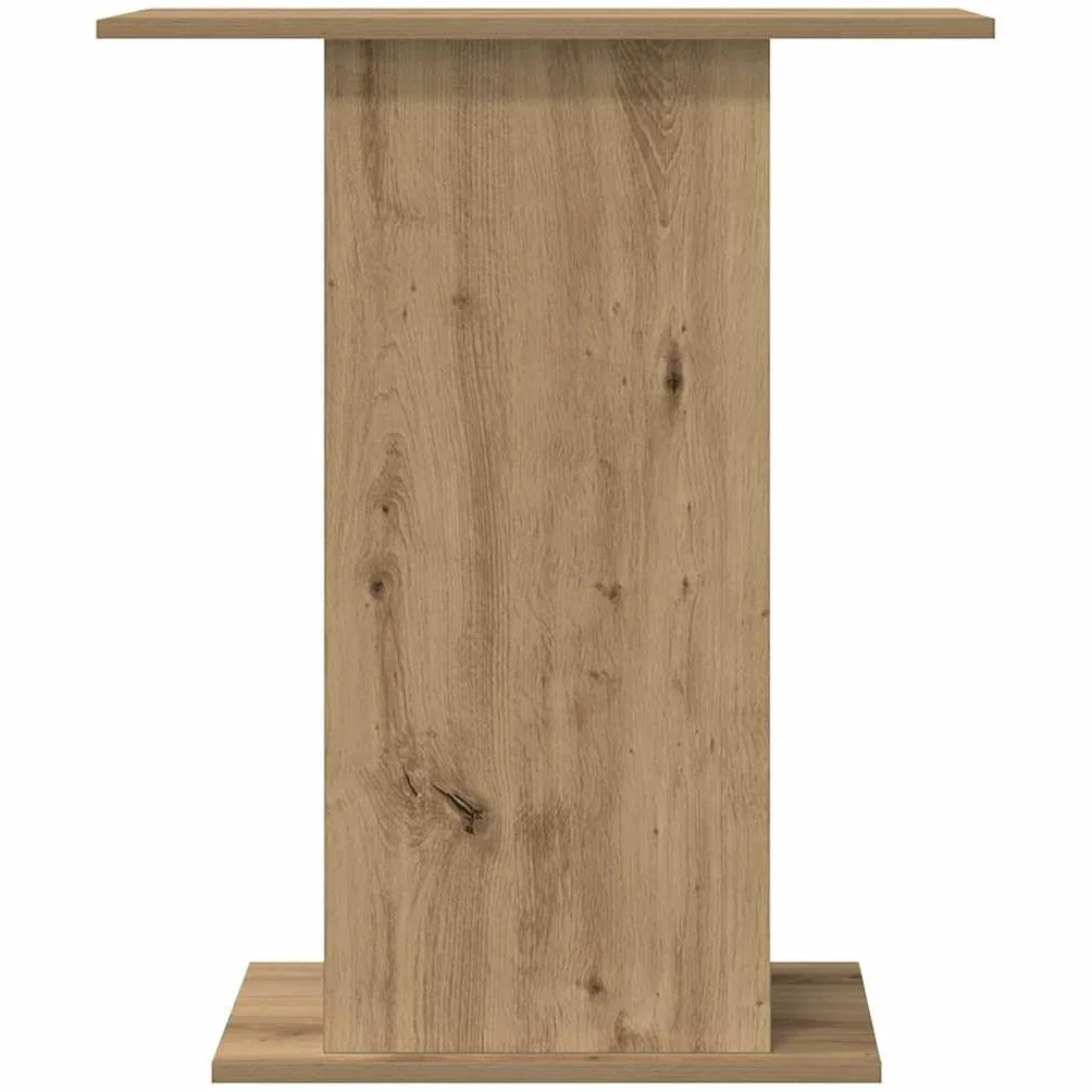 vidaXL Support d'aquarium Chêne Artisanal 36 x 60,5 x 72,5 cm