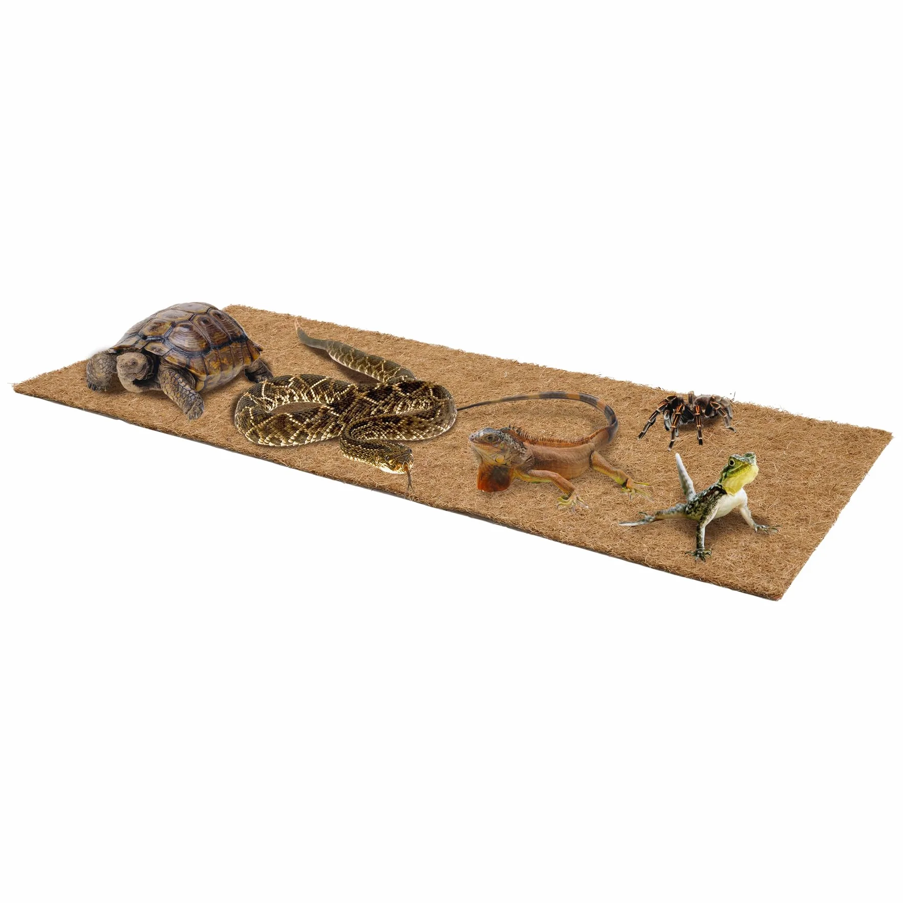 Tapis en Fibre de Coco Naturel 40x100 cm 900g/m² - Paillage Plante Protection Contre Le Froid, Marron