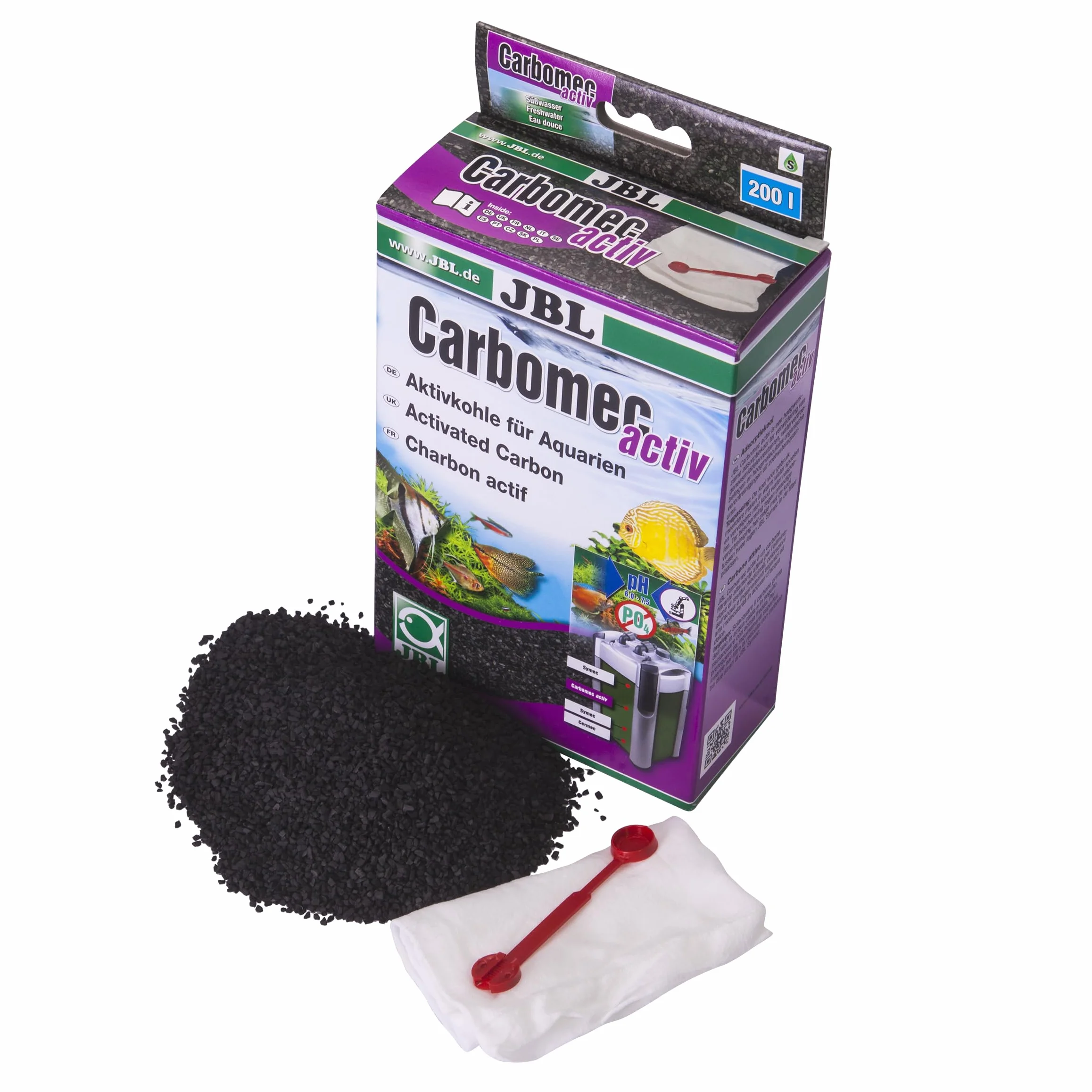 JBL Carbomec activ Charbon actif haute performance pour filtres d’aquariums d’eau douce