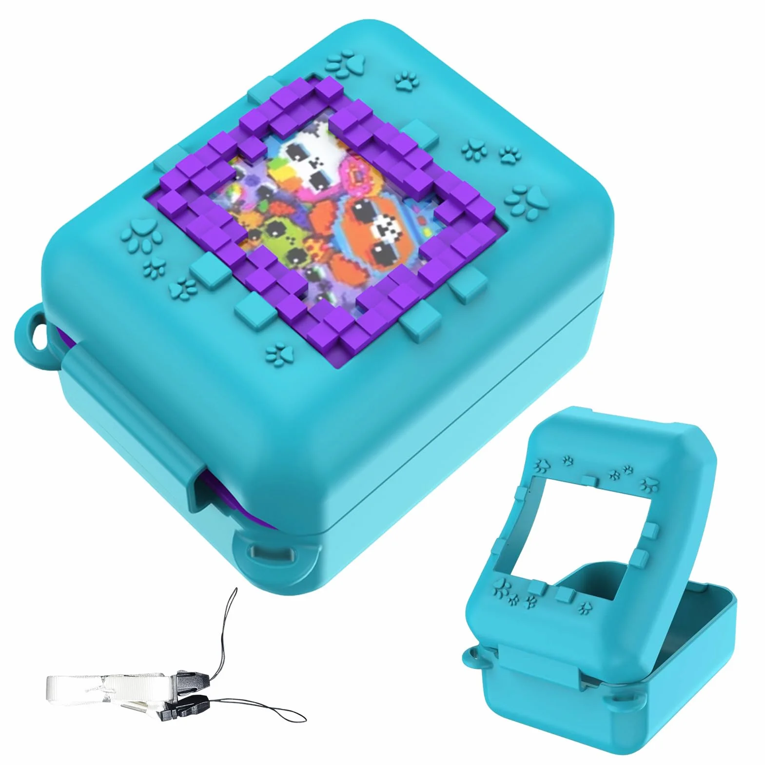 Étui portable en silicone pour animal de compagnie numérique Bitze-e - Housse de protection