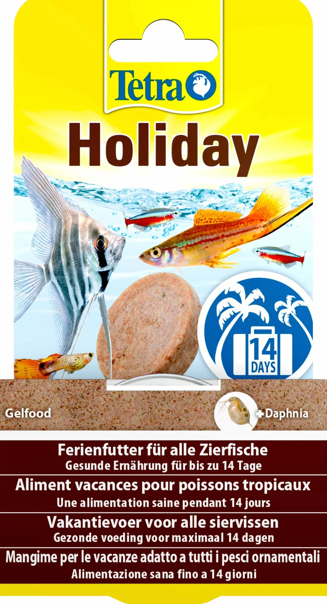 TETRA Holiday Nourriture Poissons tropicaux 1 bloc 30g