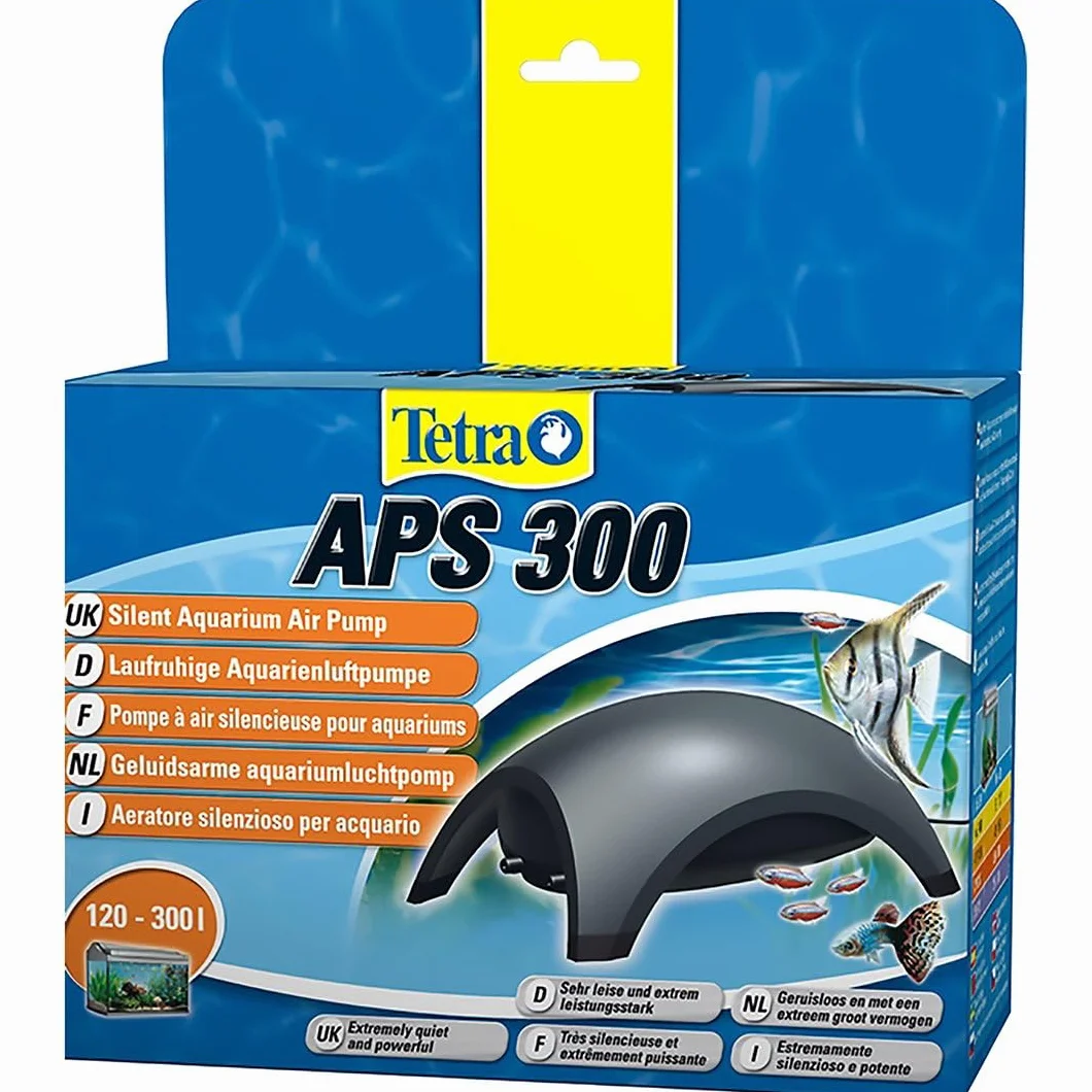Tetra Pompe à air pour aquarium APS 300 silencieuse 120-300 L noire