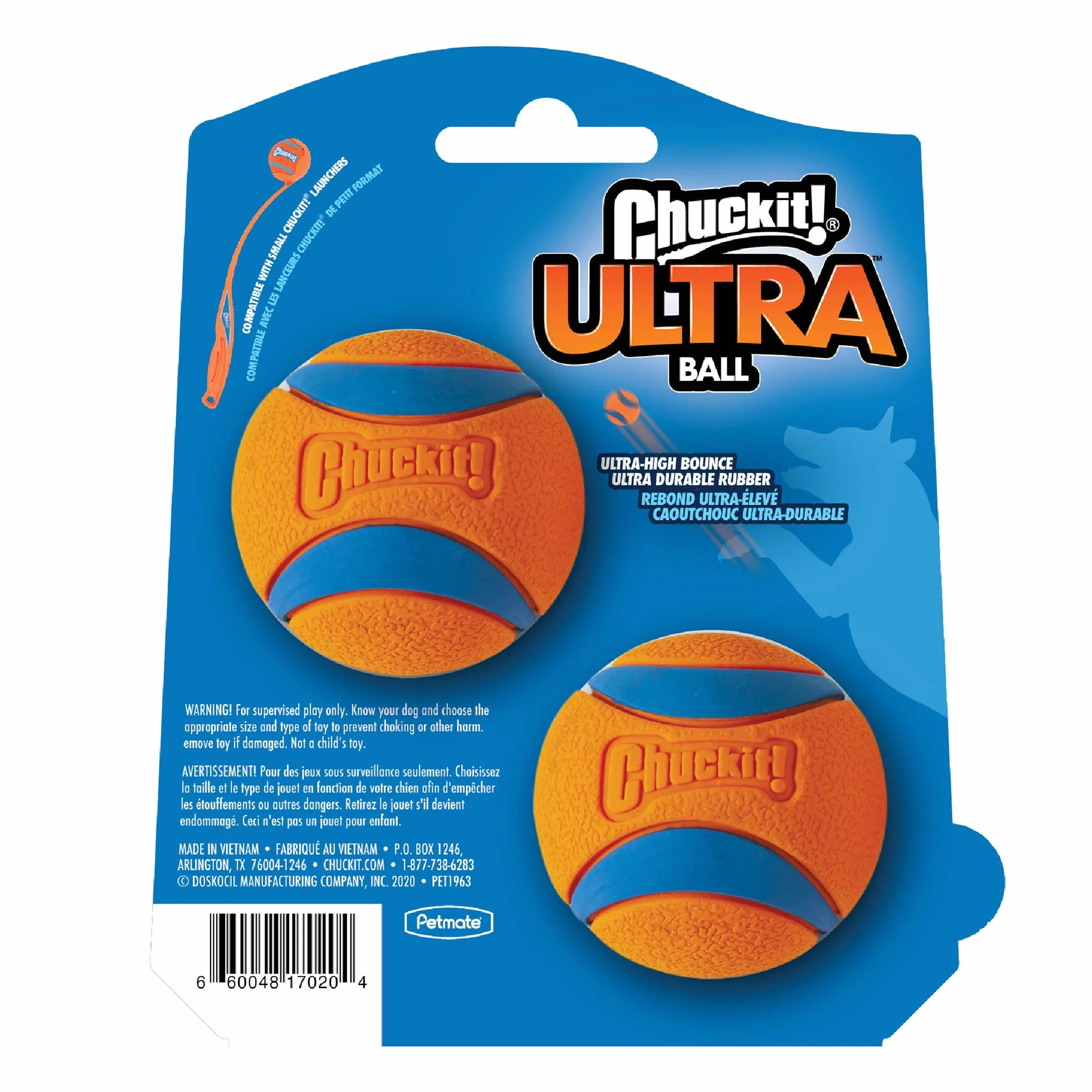 Chuckit! Lot de 2 Ultra Ball Small
