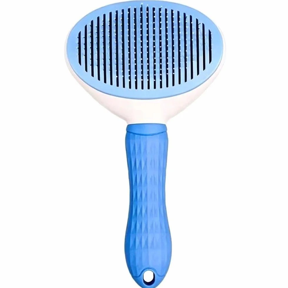 Outil De Toilettage À Un Clic pour Animaux | Facile Pour Peigner Les Poils Morts, Peigne Pratique Et Rapide Pour Chats Et Chiens(Blue)