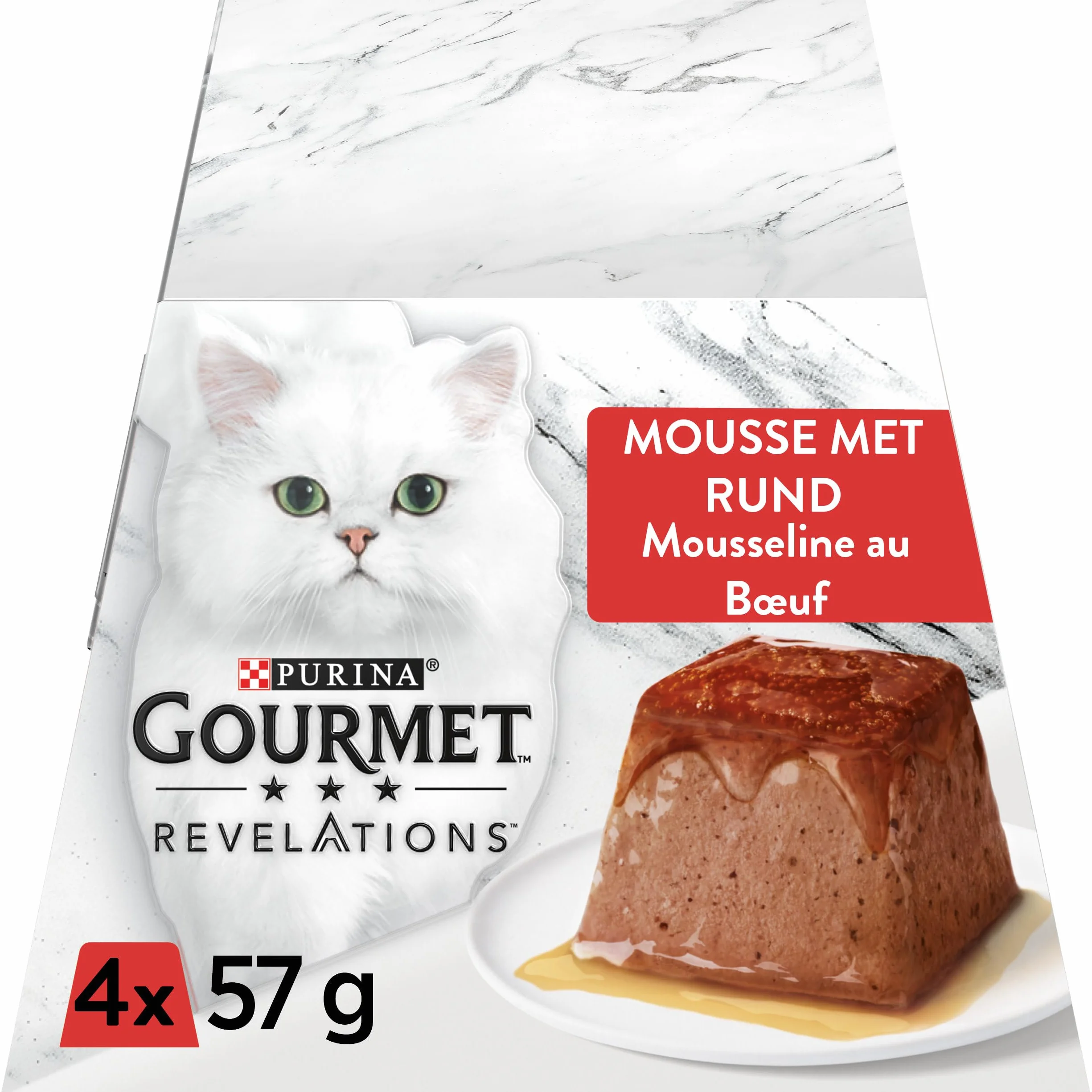 GOURMET REVELATIONS Mousseline Bœuf 4x57g