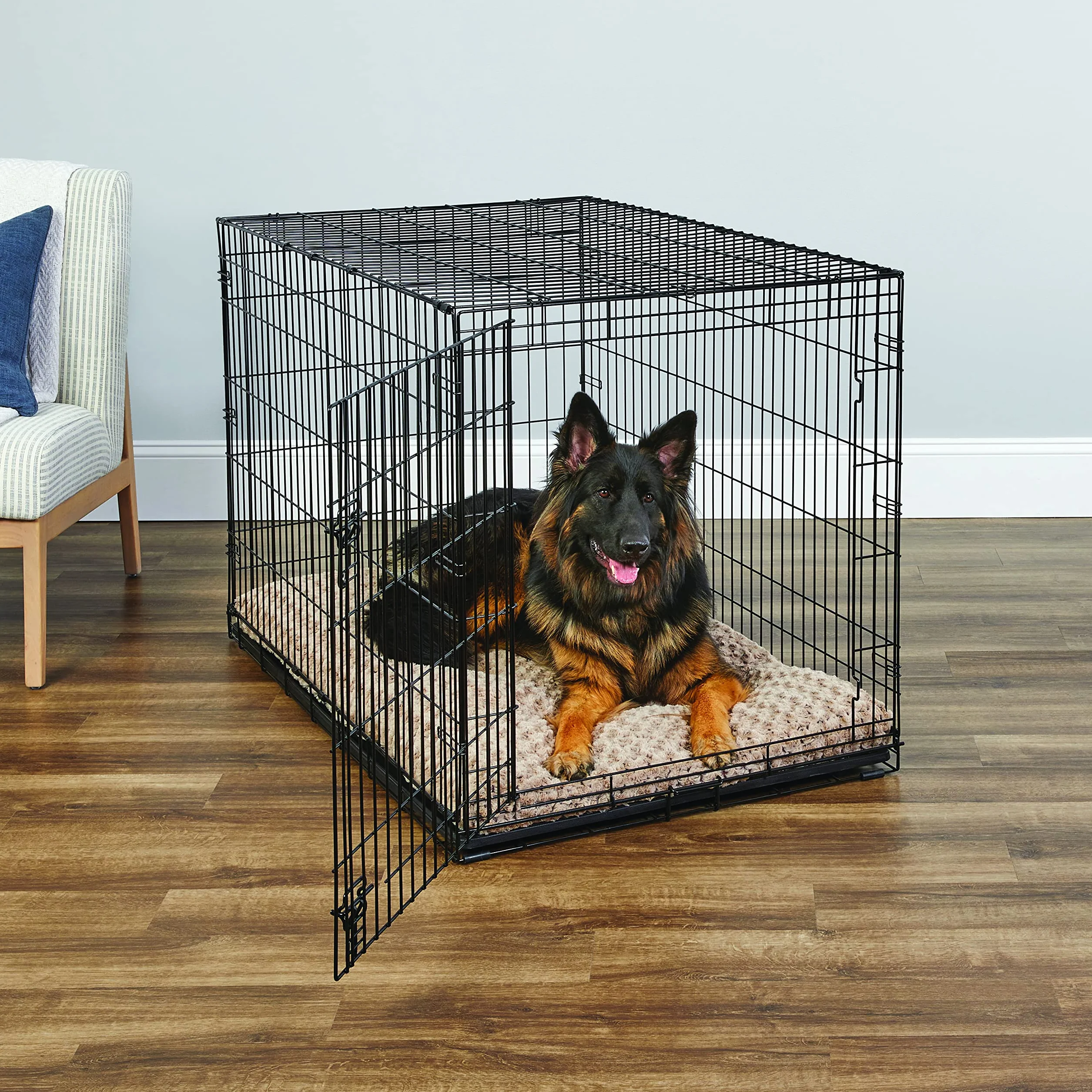 New World B48 Cage pour chiens de petite taille 121,92 cm à une porte plateau étanche
