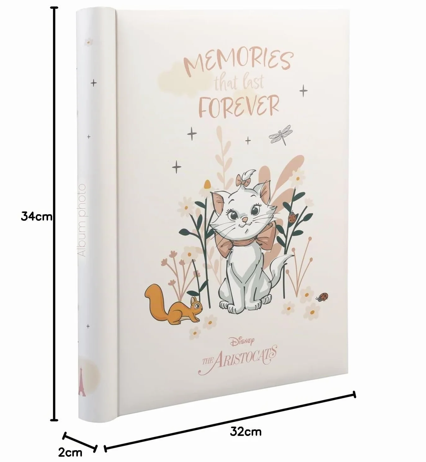 Album photo Adhésif Disney Marie Aristochats 24 x 32 cm Couverture Rigide