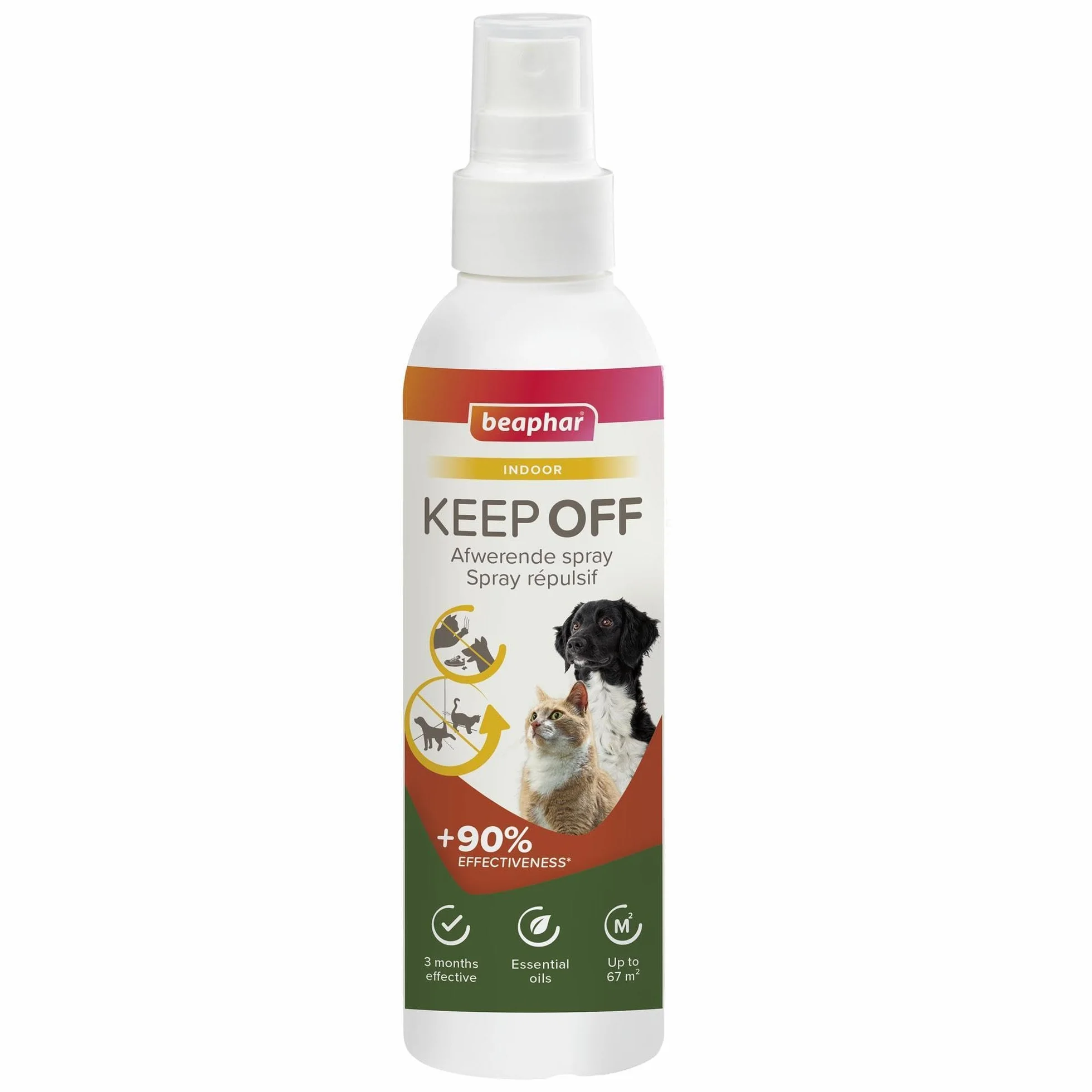Beaphar Keep Off Spray répulsif Intérieur Chiens Chats 200 ML