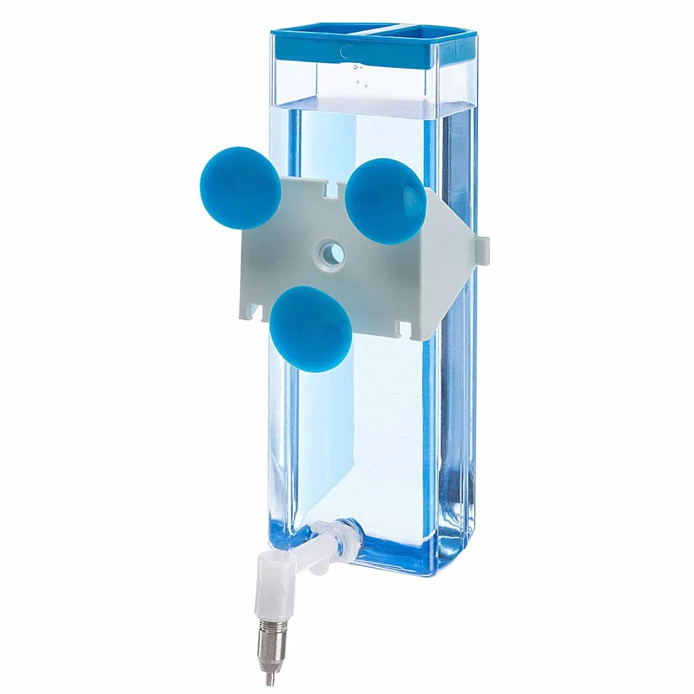 Ferplast Abreuvoir Lapins Sippy 4676 Large, Distributeur Eau 600 CC, Fixation Grillage Métallique