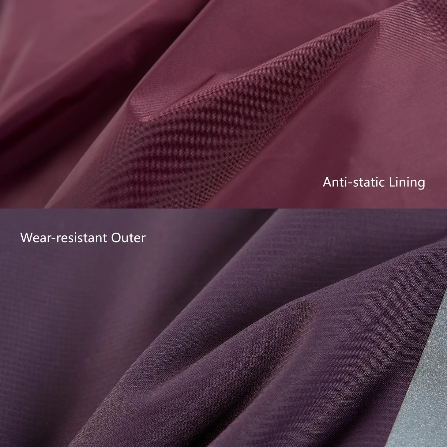 Manteau de pluie imperméable pour chien avec veste de pluie légère et réfléchissante (longueur du dos 65 cm, violet)