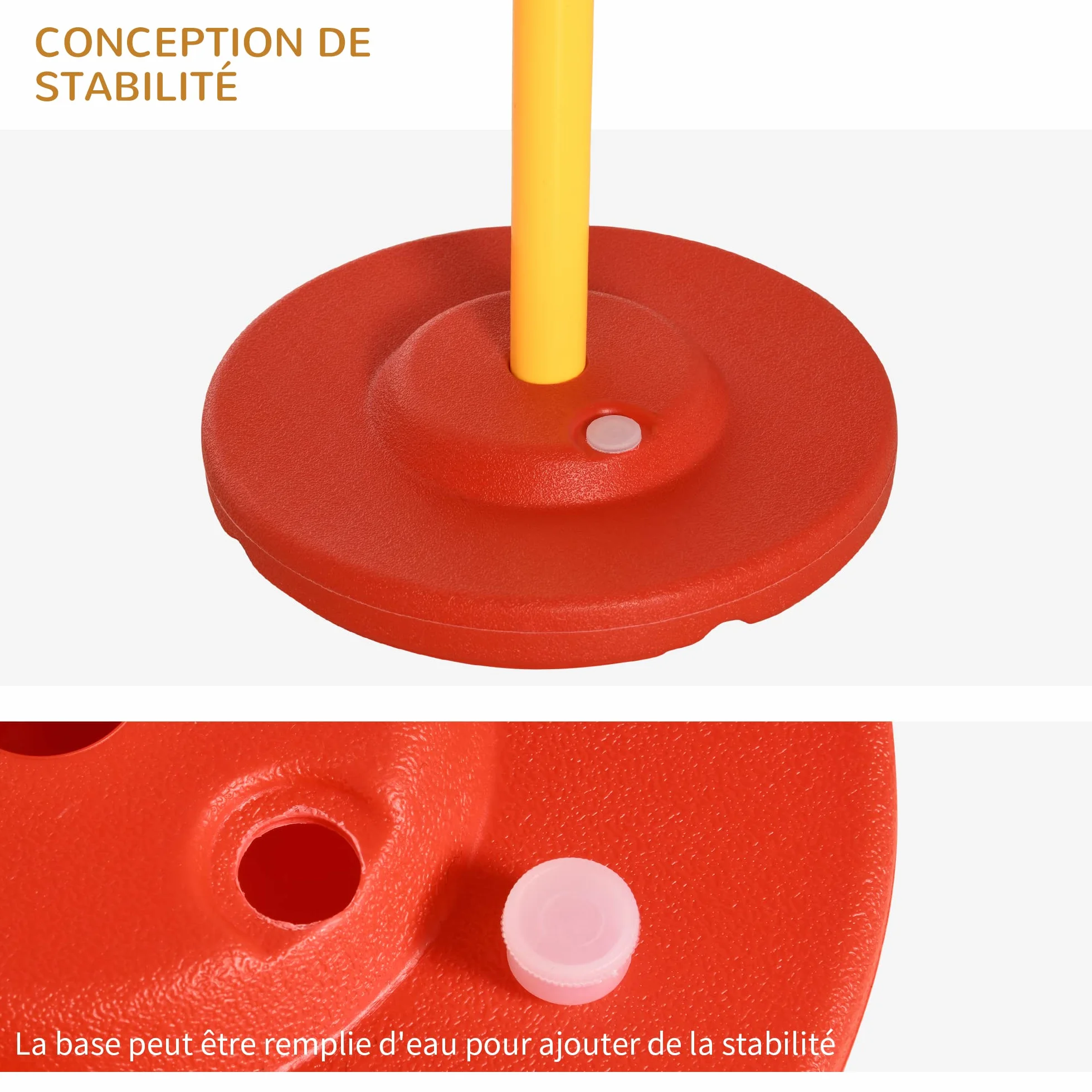 PawHut Agility Sport pour Chiens équipement Complet Haies Slalom Sac de Transport Jaune