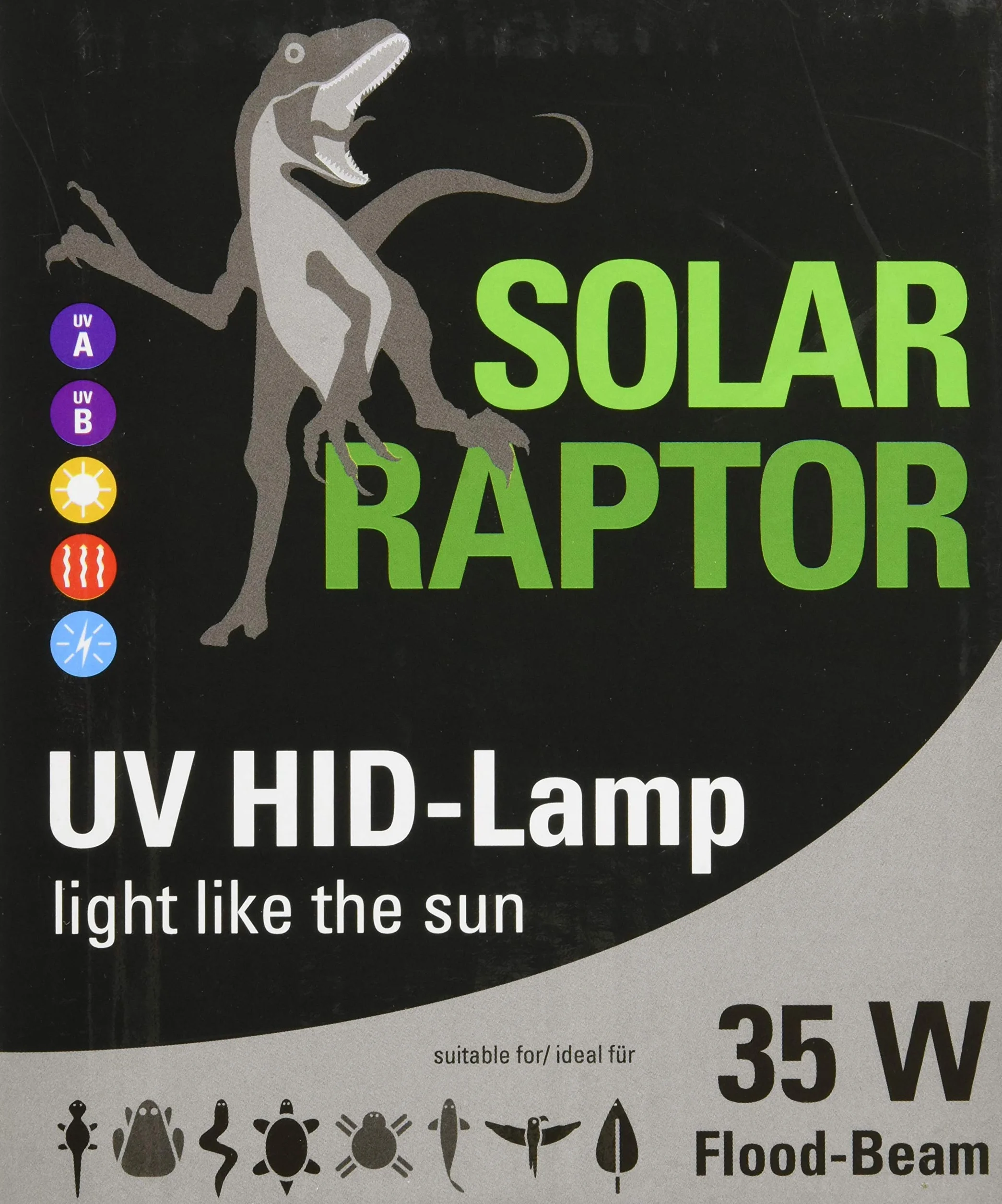 Lampe à vapeur métallique HID 35W UV Chaleur pour terrariums