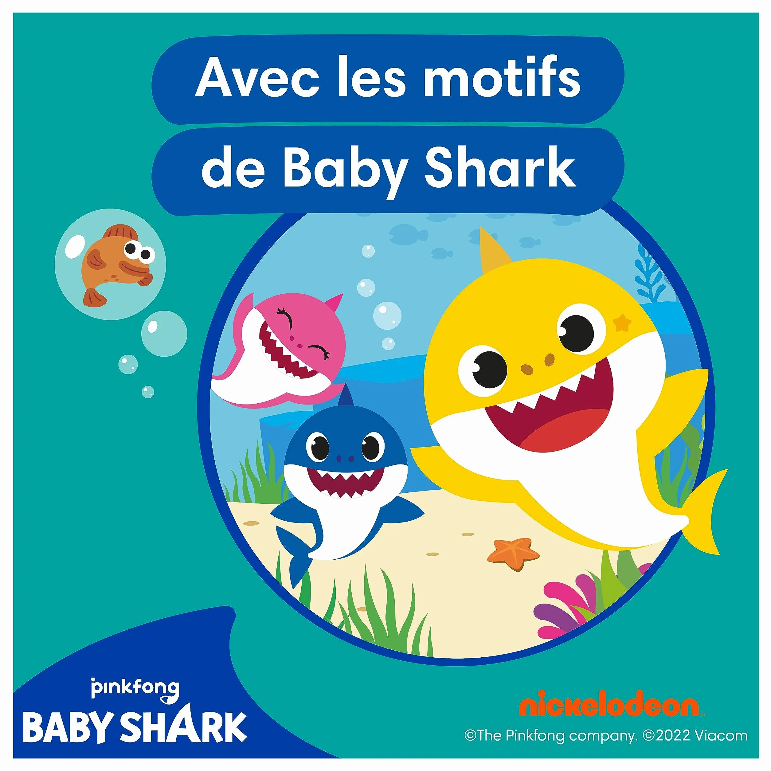 Pampers Splashers Taille 4-5 11 Couches-Culottes de Bain Jetables 9-15kg Baby Shark Édition Limitée