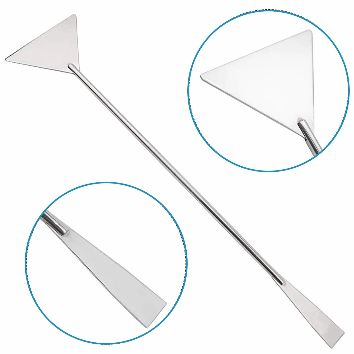 Czemo Aquarium Aquascaping Kit 4 en 1 Outils Set Poisson Starter Kits, Pinces à épiler, Ciseaux, Spatule