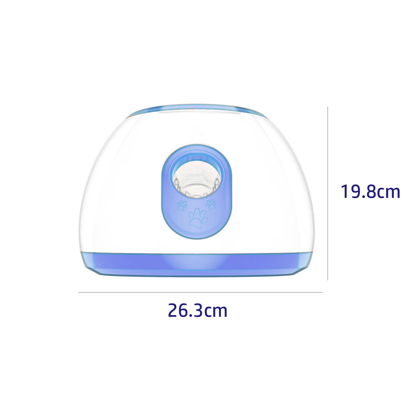 Lanceur de Balle Automatique pour Chien - Jouet Intelligent Réglable pour Jardin/Intérieur, Angle & Distance, Portable, Faible Bruit, avec 3 Balles pour Chien (26.3x19.8x28cm)