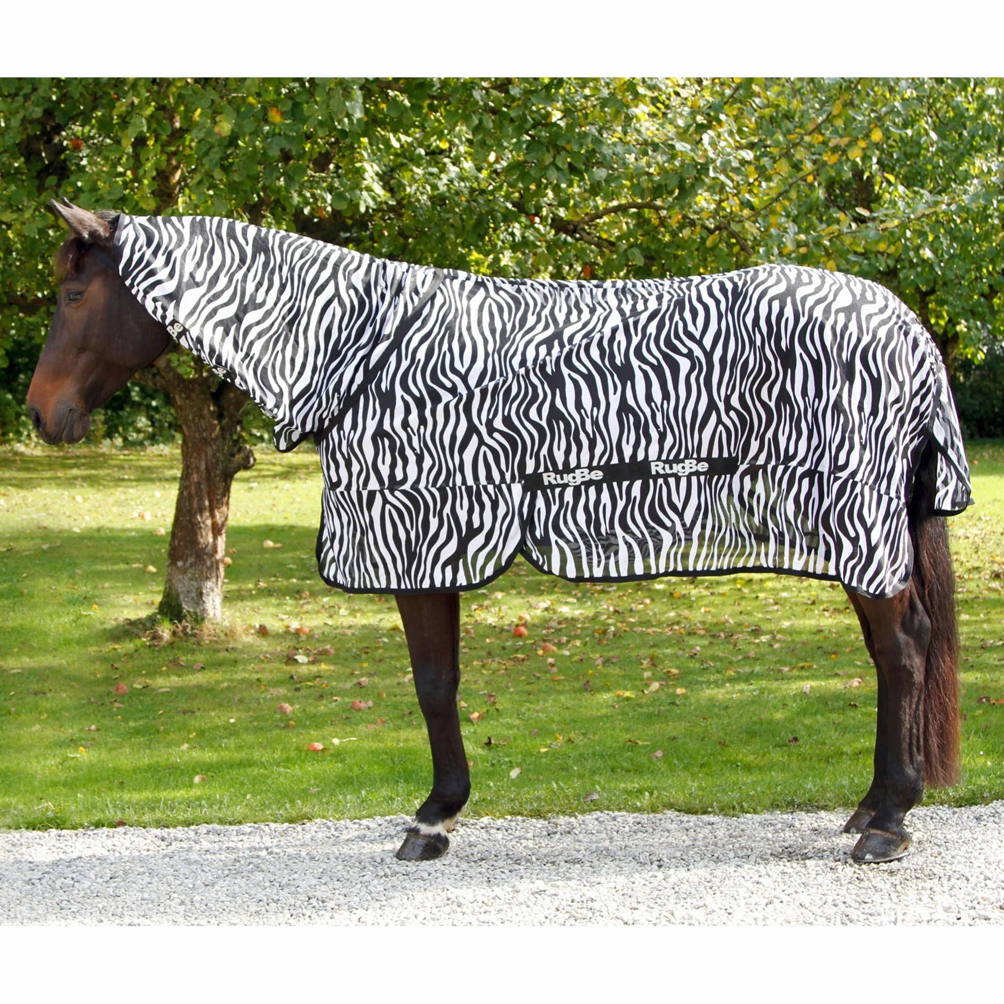 Kerbl Couverture Rugbe Zebra 155 cm Cheval XL