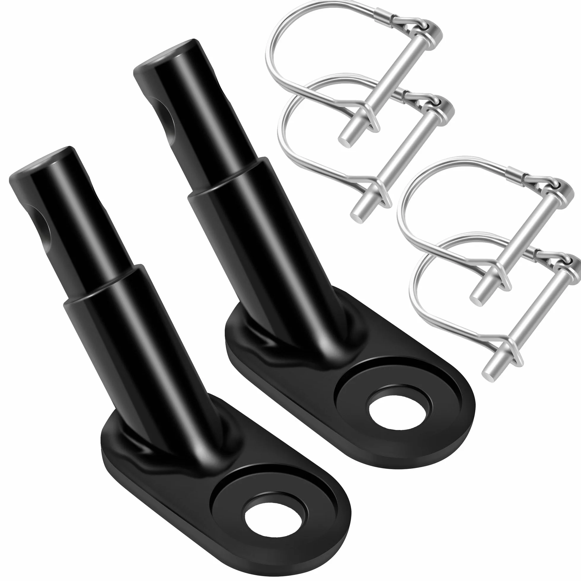 Attache de Remorque pour Vélo Noir Compatible Thule Chariot Fer Galvanisé