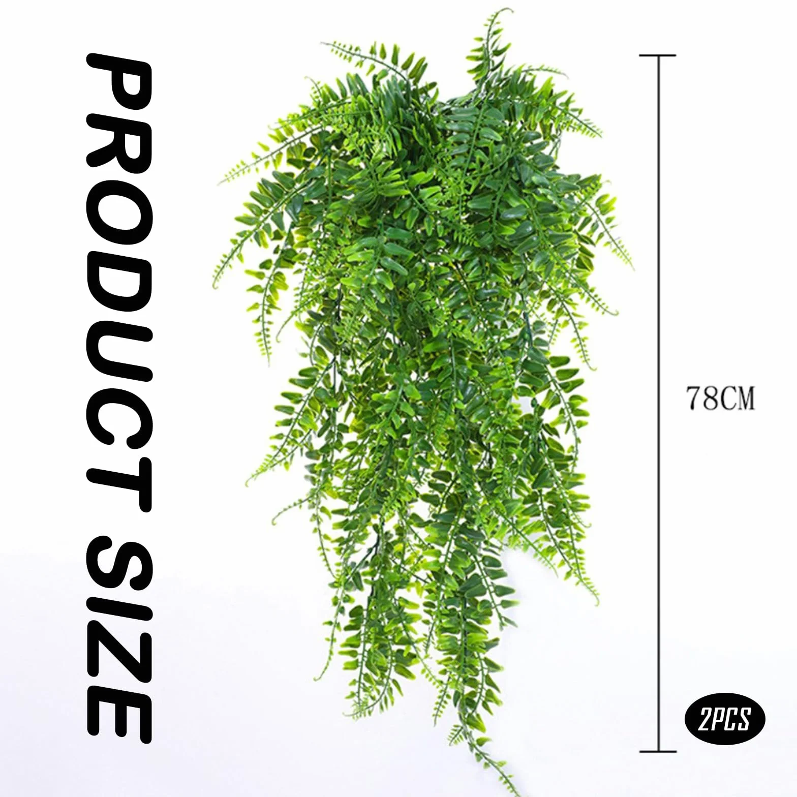 Lot de 2 plantes artificielles extérieur fausse plante tombante décorations terrarium intérieur plantes suspendues reptiles artificiels