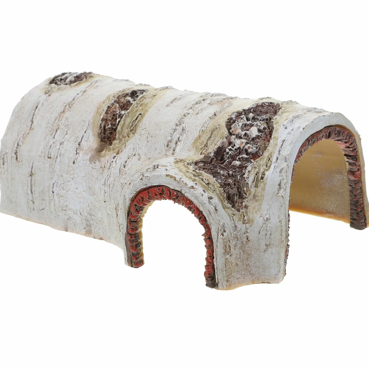Cachette pour Reptiles Grotte Naturelle pour Tortues Lézards 5.31x3.54x2.17In Abri Frais Terrarium