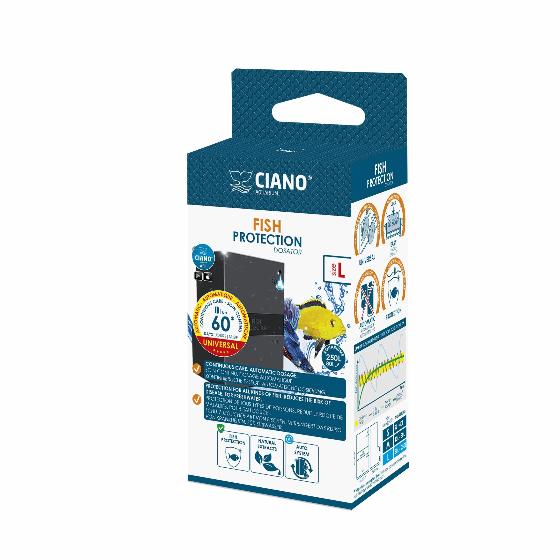 CIANO Traitement Fish Protection Dosator pour Poisson