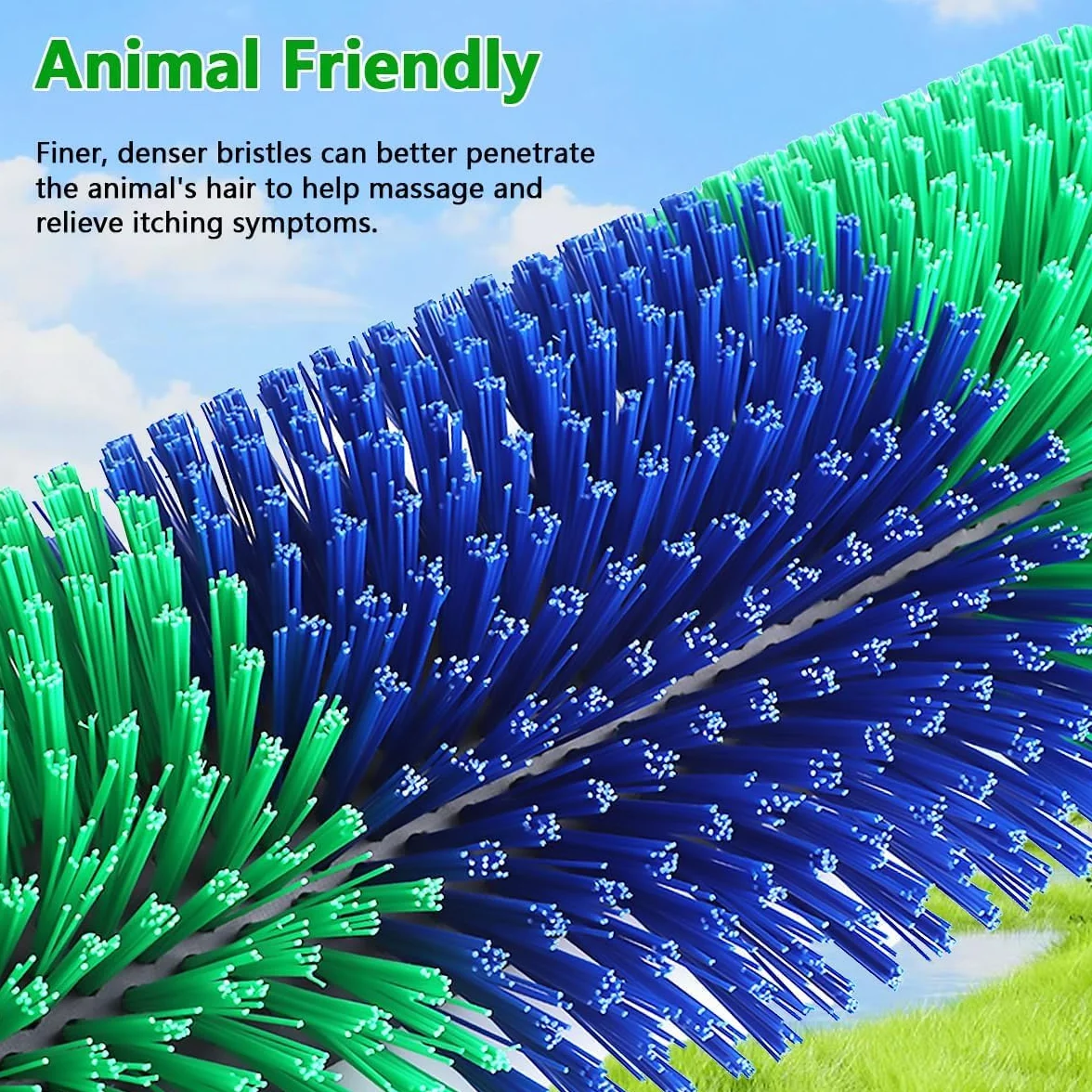 Grattoir universel pour cheval bétail brosse de massage soulagement dos