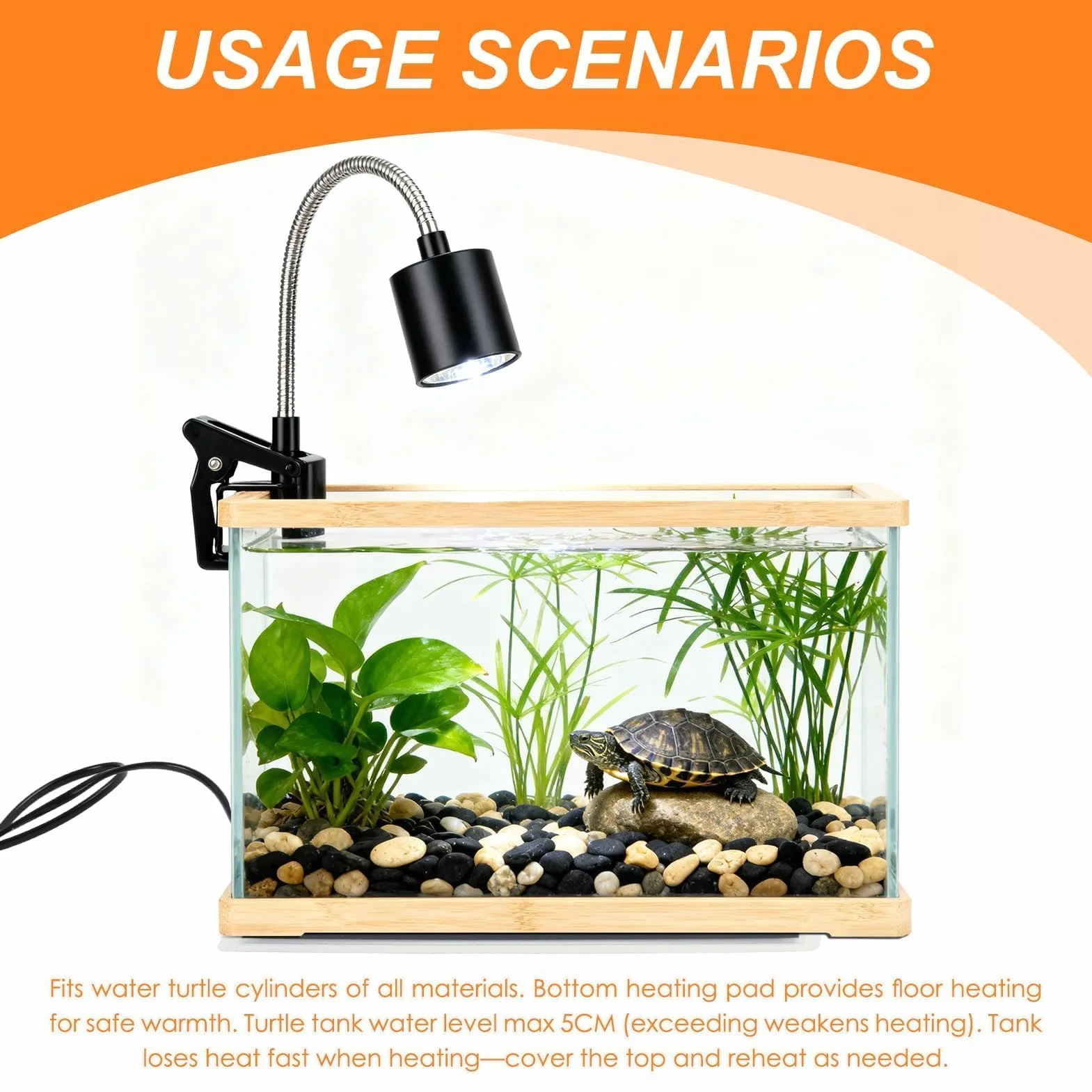 Tapis Chauffant pour Terrarium 35 Degrés Réglable pour Reptiles