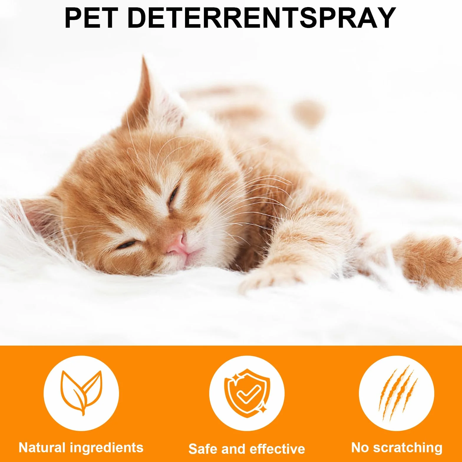 Spray Répulsif pour Chat 100 ML Anti-Griffage Protecteur Meubles Canapé Intérieur Extérieur