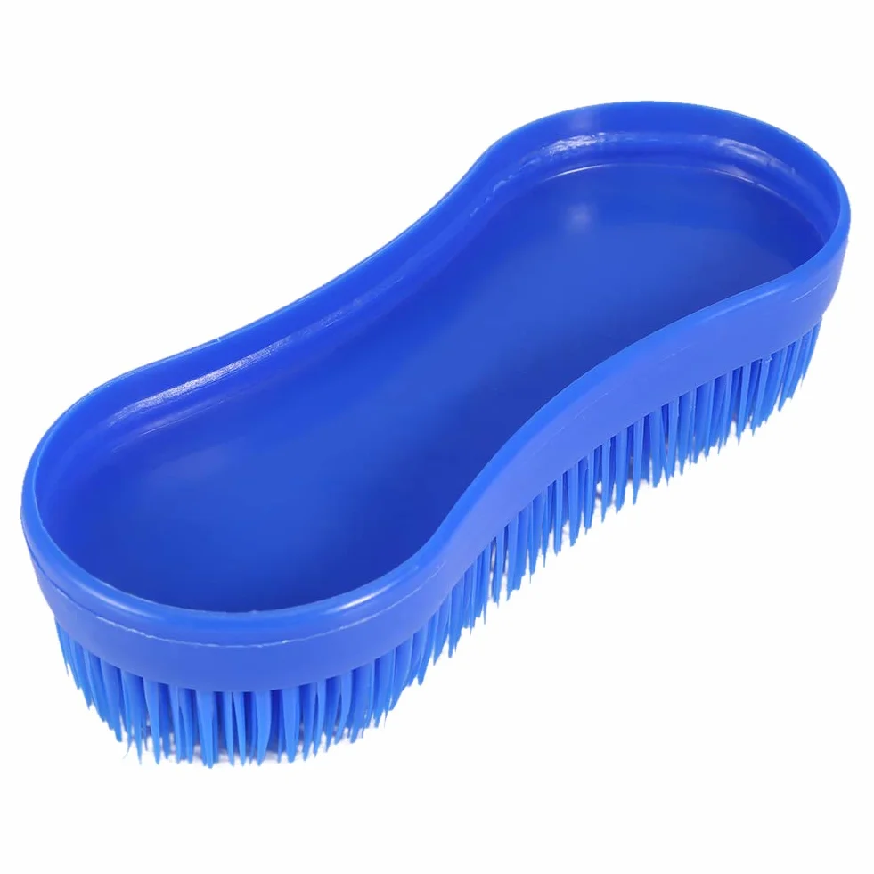 CHICIRIS Brosse de Nettoyage en Silicone pour Chevaux, Outil de Toilettage équestre, Légère et Portable