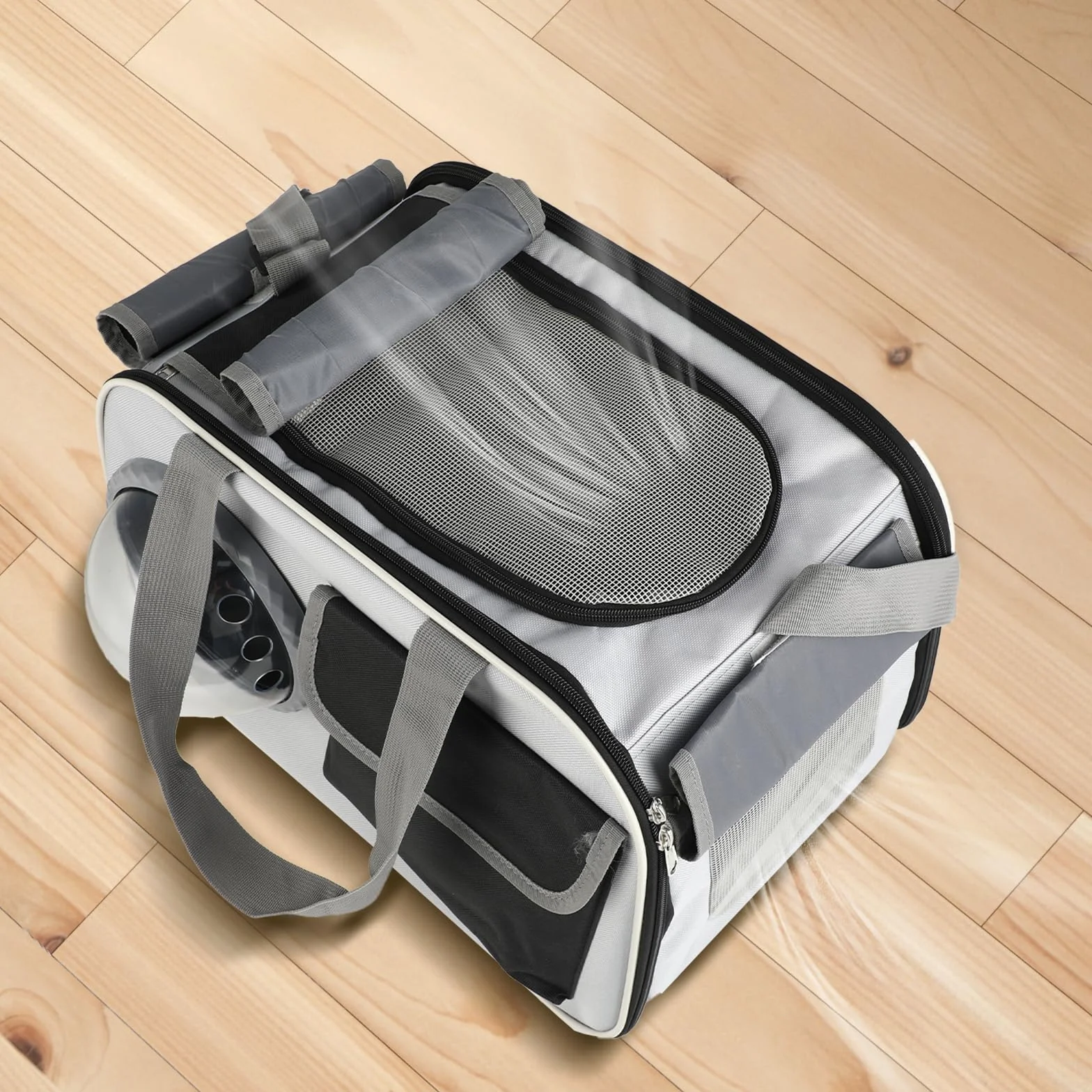 Sac de Transport pour Chat et Chien 45x26x28cm Sac-à-Dos Portable Tissu Respirant Voyage Animaux 8kg Léger Confortable