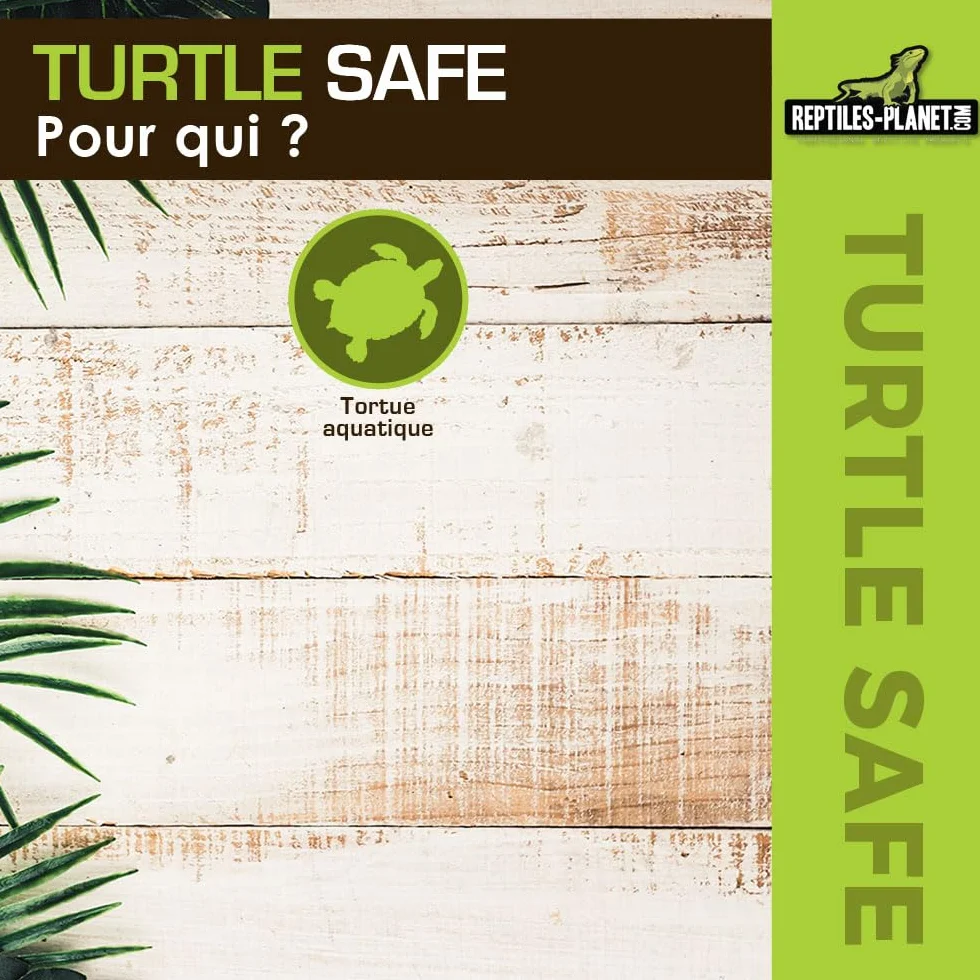 Reptiles Planet Turtle Safe Purificateur d'Eau pour Tortues Aquatiques