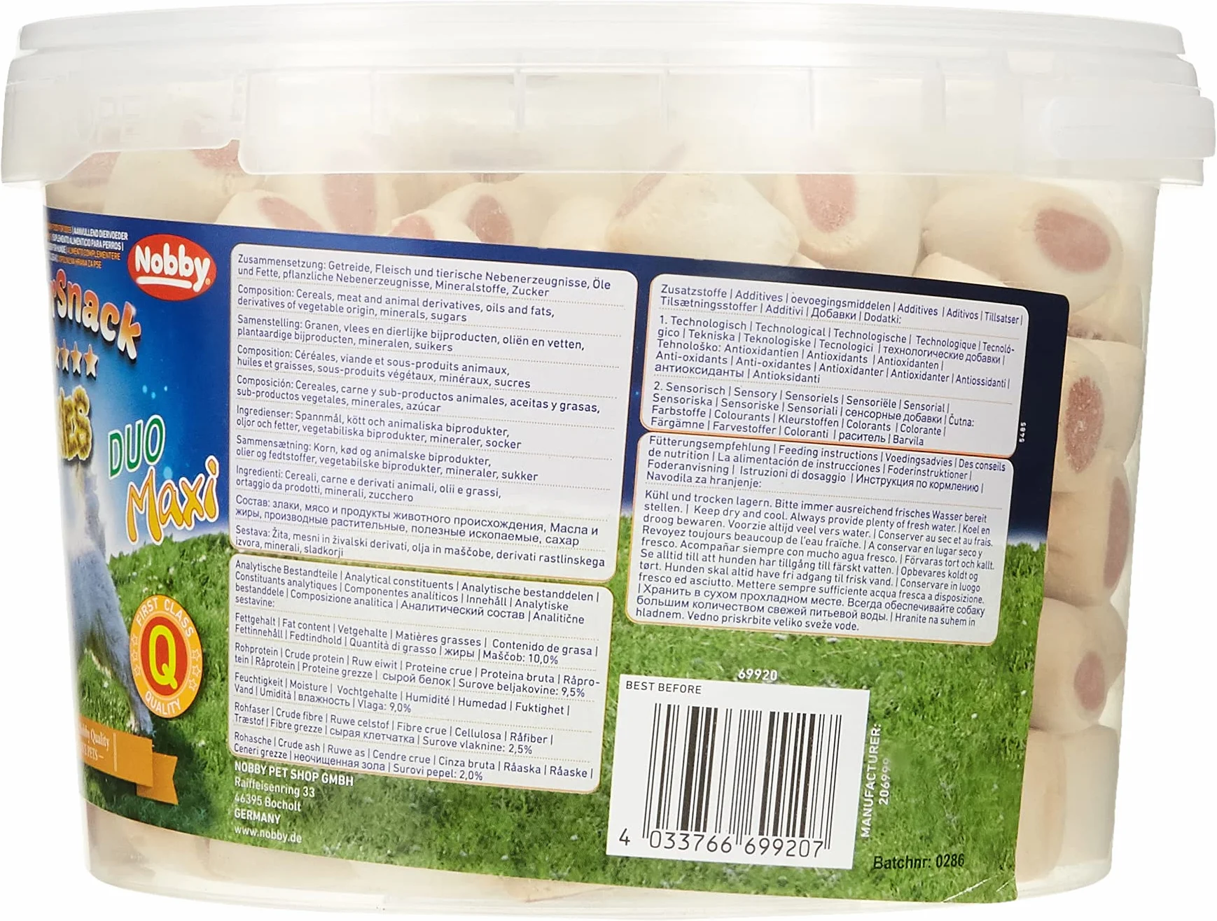 Nobby Starsnack Duo Biscuits Maxi pour Chien 1,3 kg