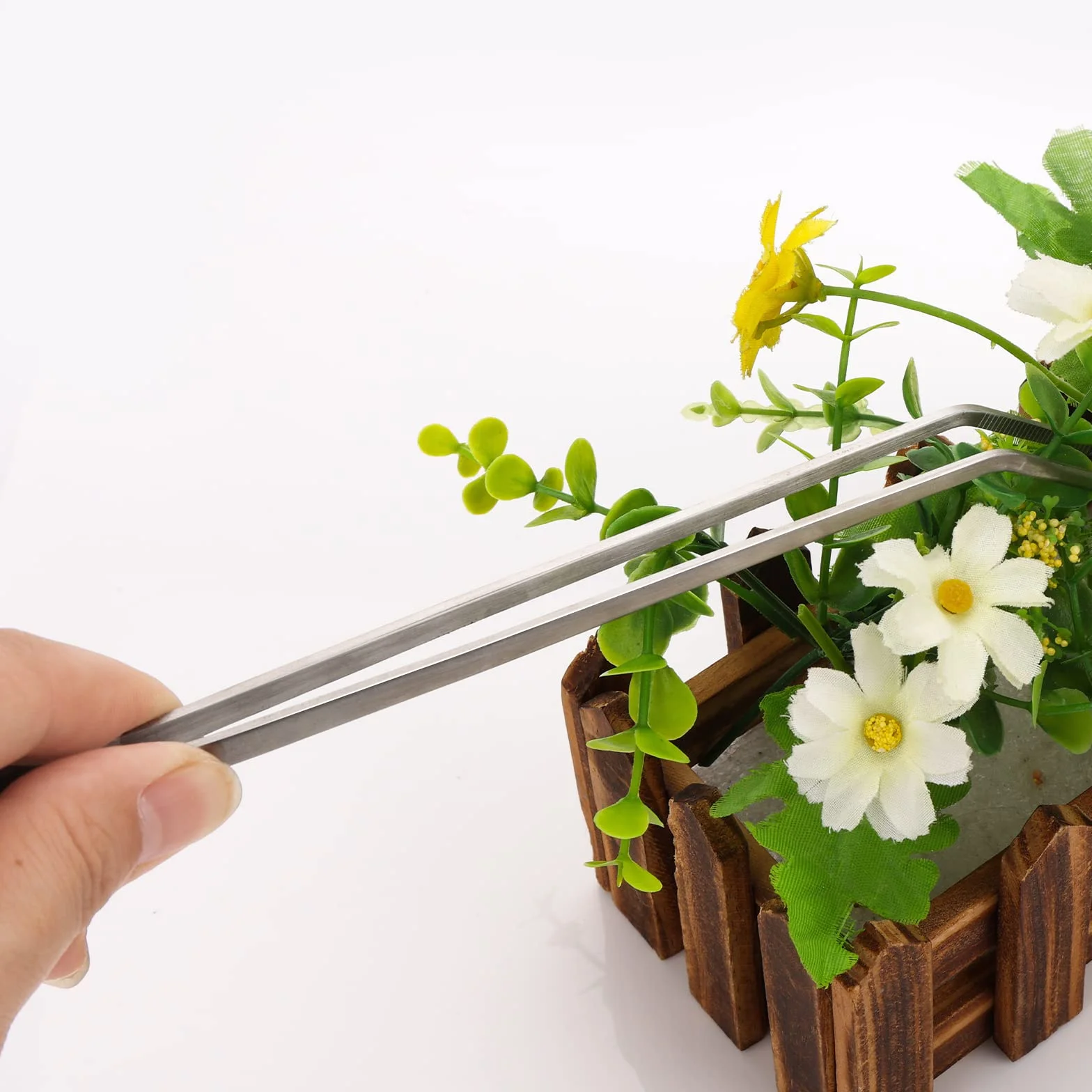 cobee Ensemble de pinces à épiler pour aquarium en acier inoxydable 27cm