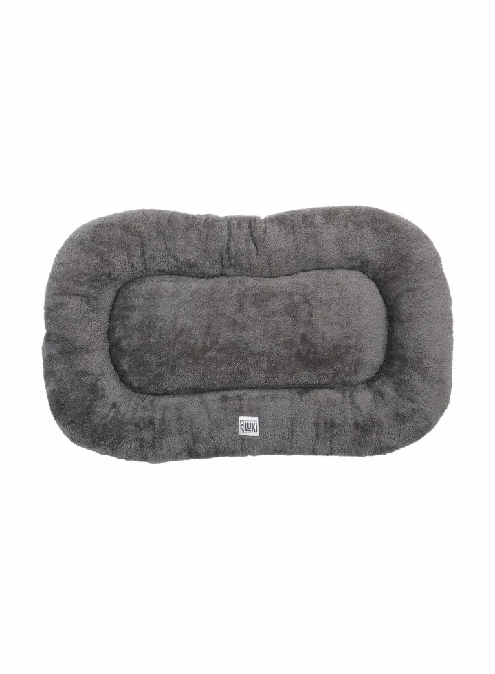 Coussin Ovale Lines Anti-Derapant Gris Chien M