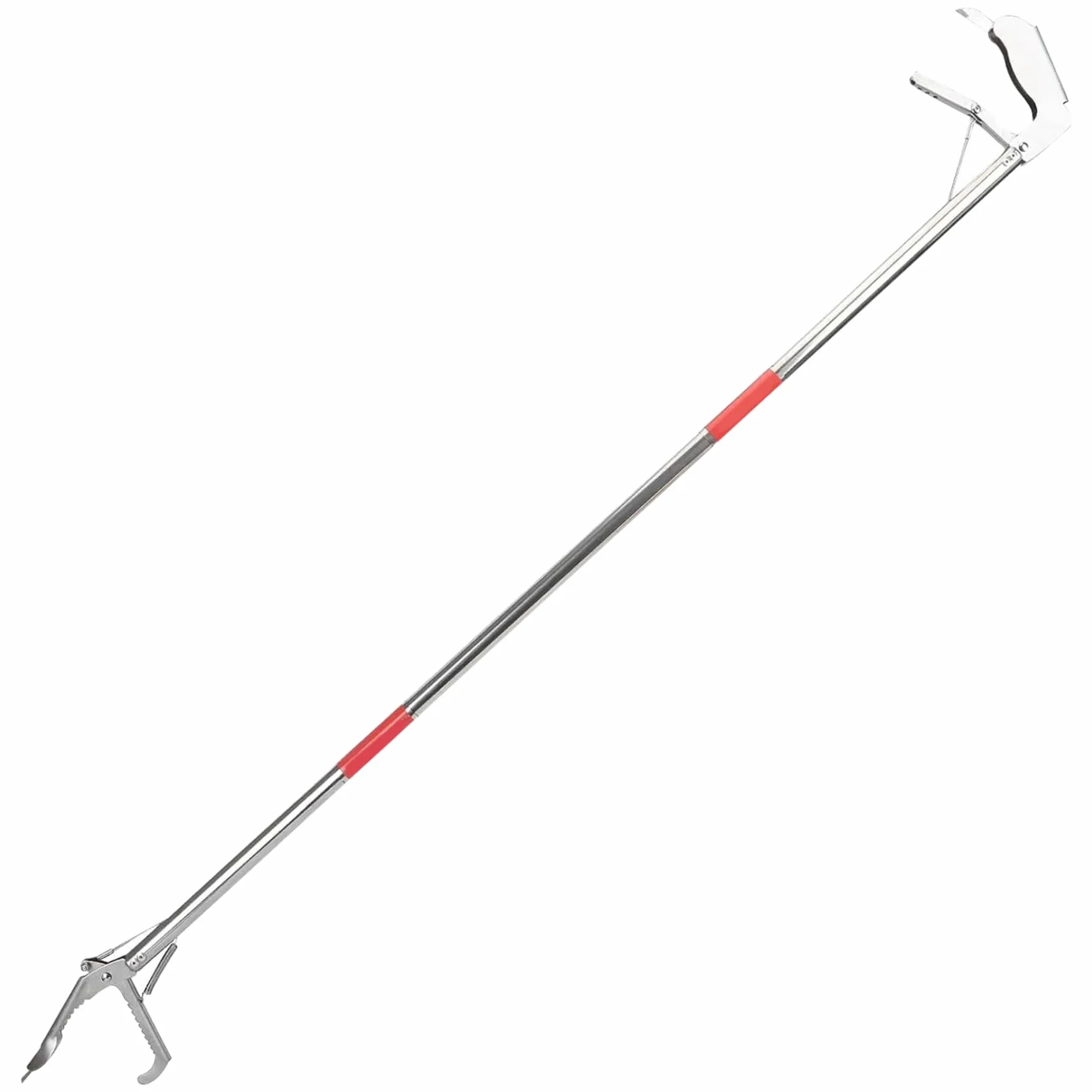 Snake Grabber Tool 50 3 Sections Acier Inoxydable Portable pour Anguille Poisson Reptile