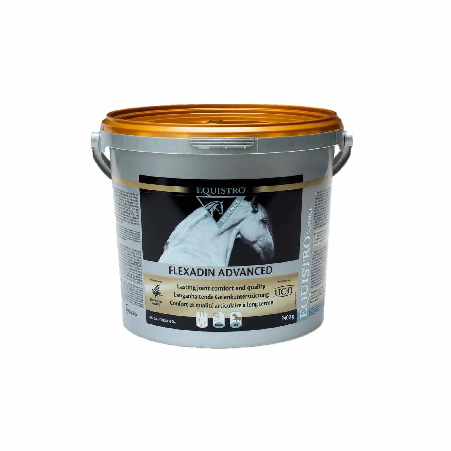 EQUISTRO® Flexadin Advanced Complément Alimentaire pour Chevaux Soutien du métabolisme articulaire UC-II® 2,4 kg