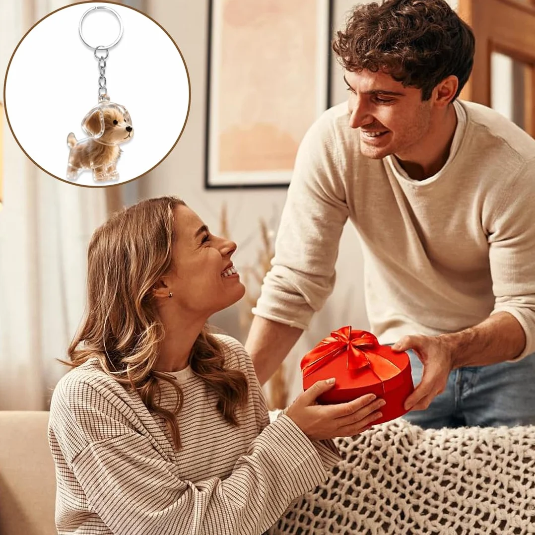 Pendentif commémoratif poils de chien, porte-clés collecteur, bouteille rangement animaux, capsule souvenir fourrure