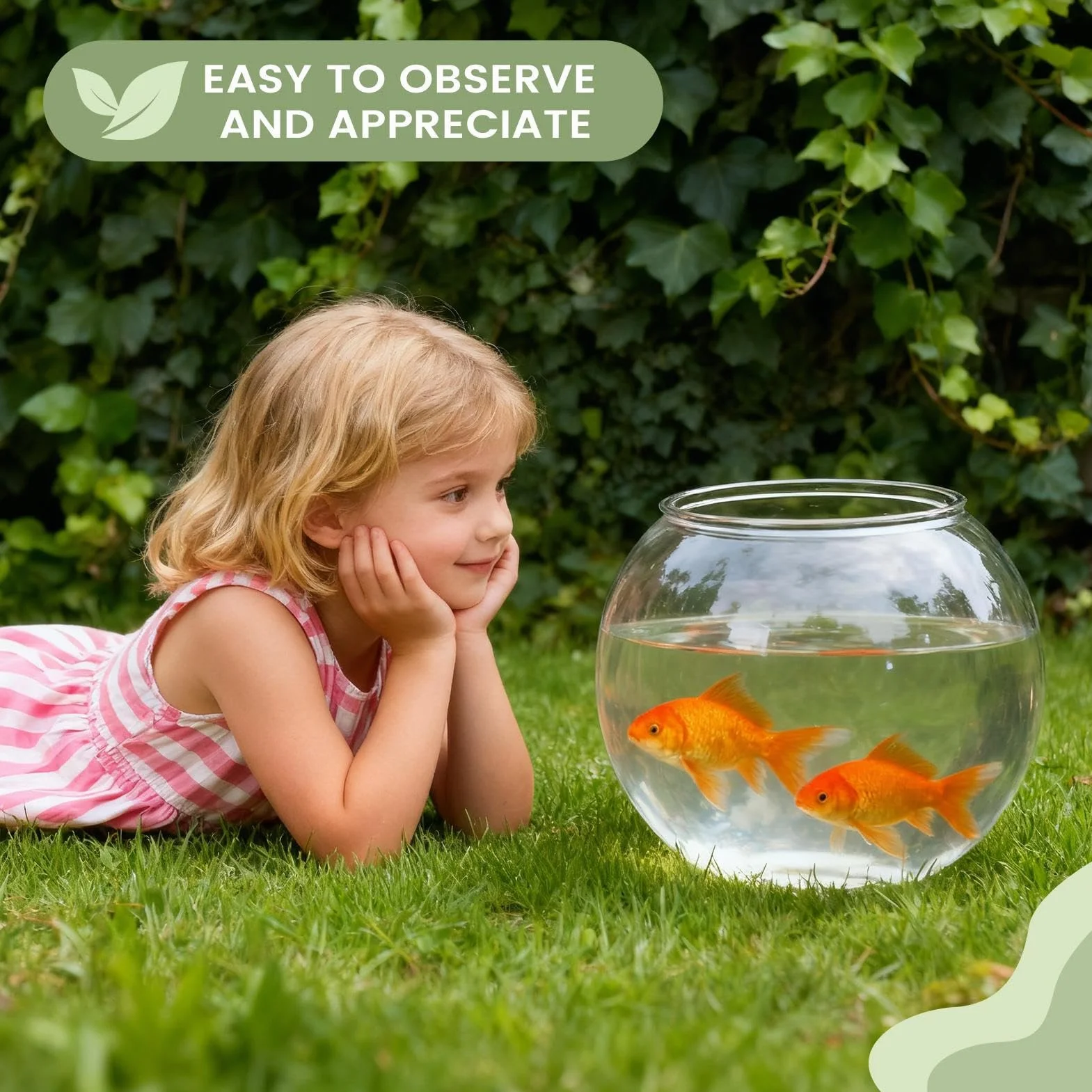 Bocal À Poissons Résistant Chocs Petit Récipient Aquarium à Bulles Transparent