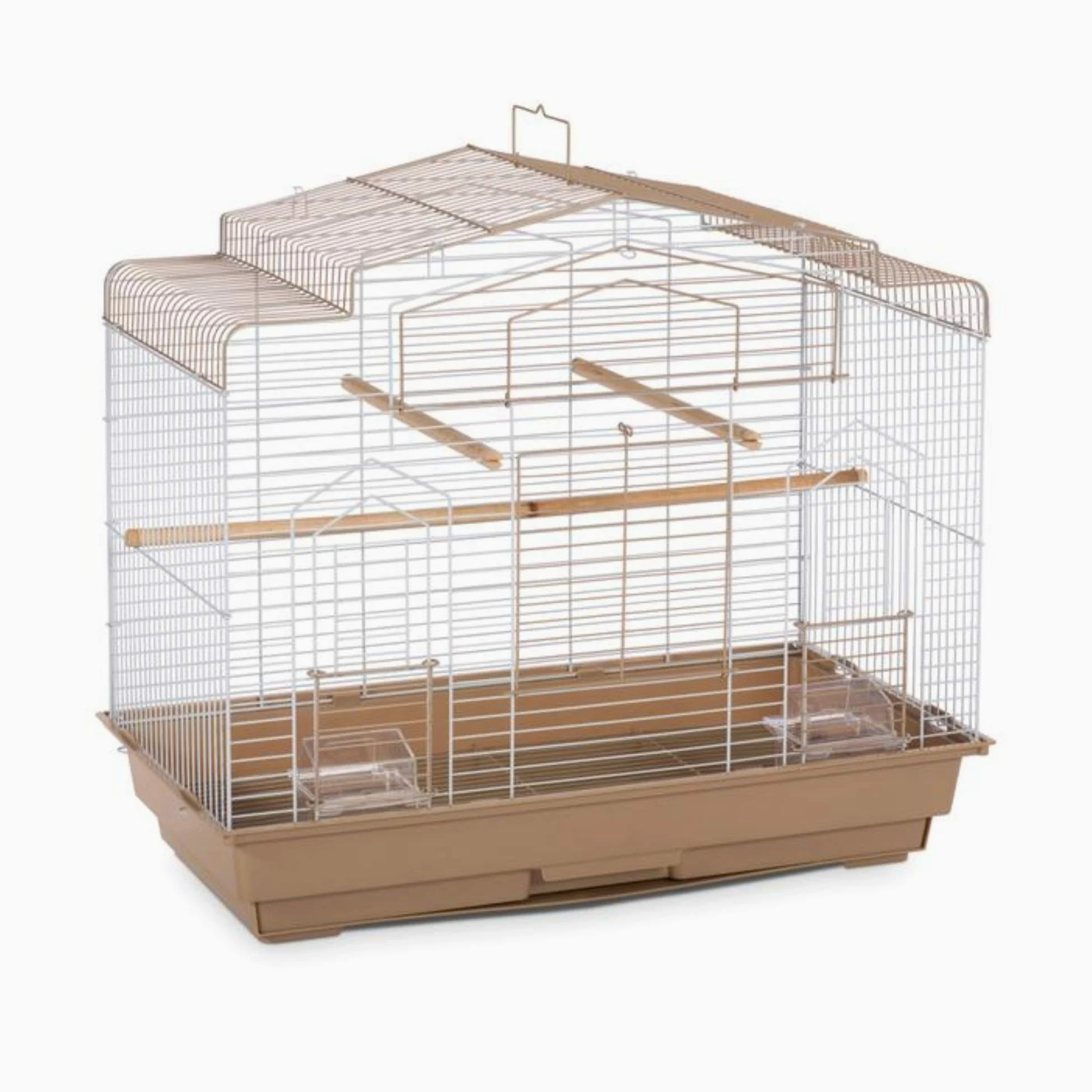 PREVUE PET PRODUCTS Cage à Oiseaux Style Grange Marron/Blanc SP50051