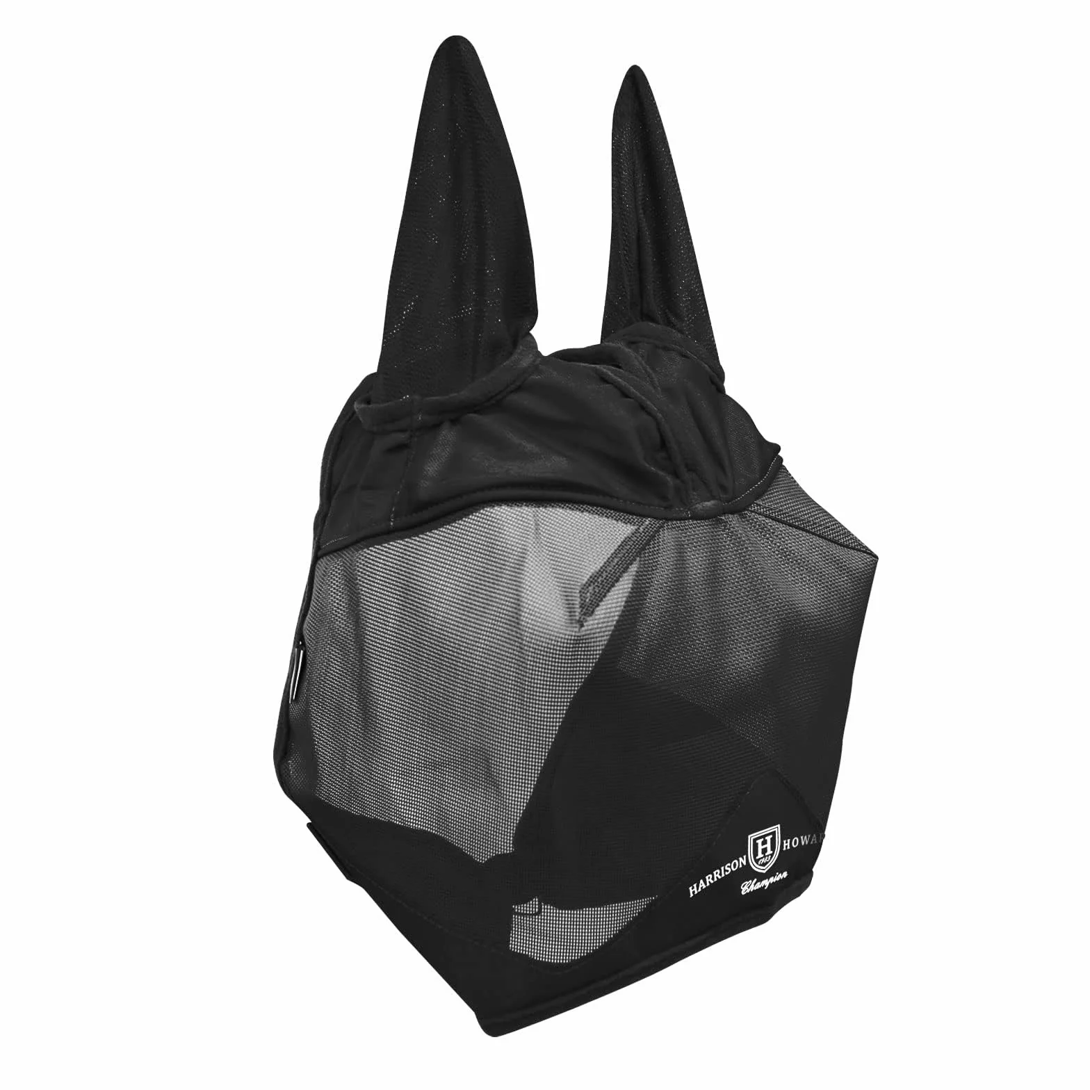 Harrison Howard Masque Anti-Mouches Demi-Visage Cheval Noir Taille L