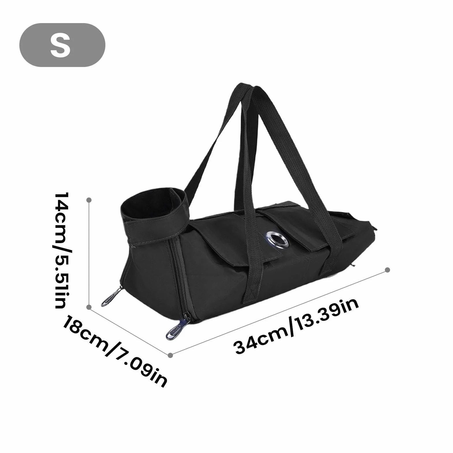 Sac de retenue de toilettage pour chat en nylon anti-rayures portable pour voyage