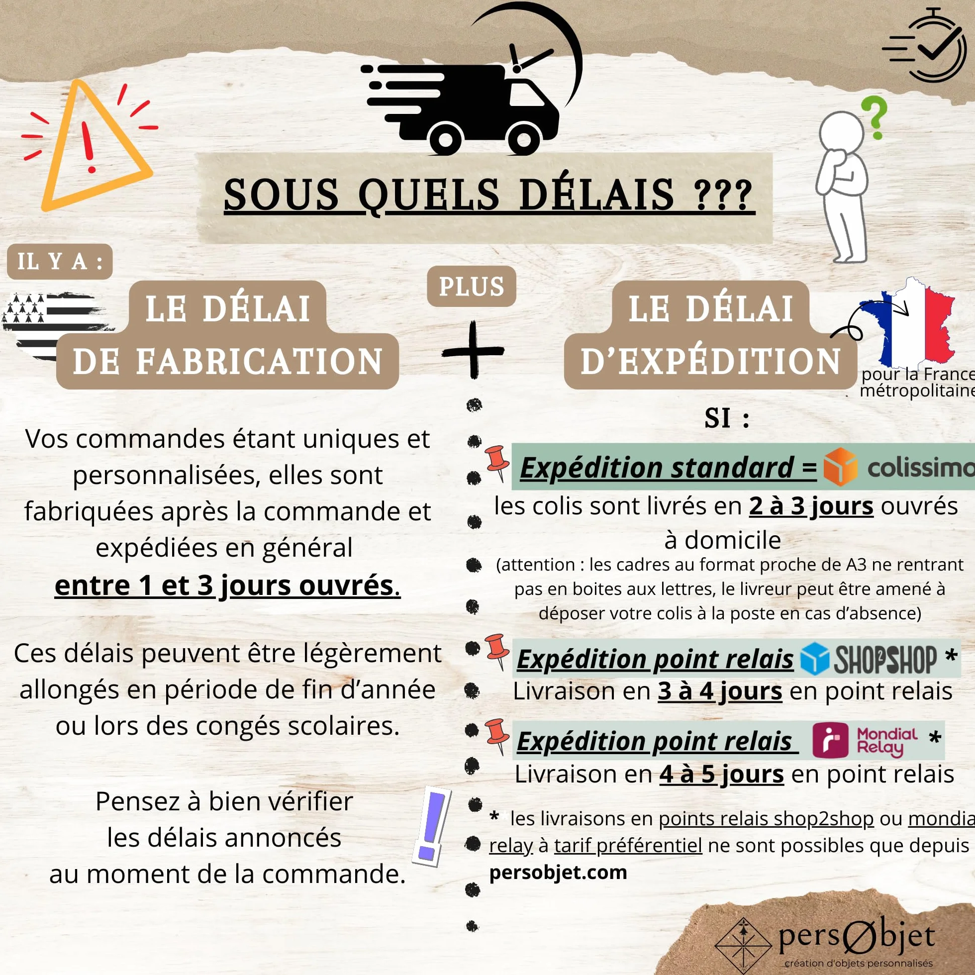 Cadre en bois personnalisé photo classe A3 28x40cm souvenir scolaire