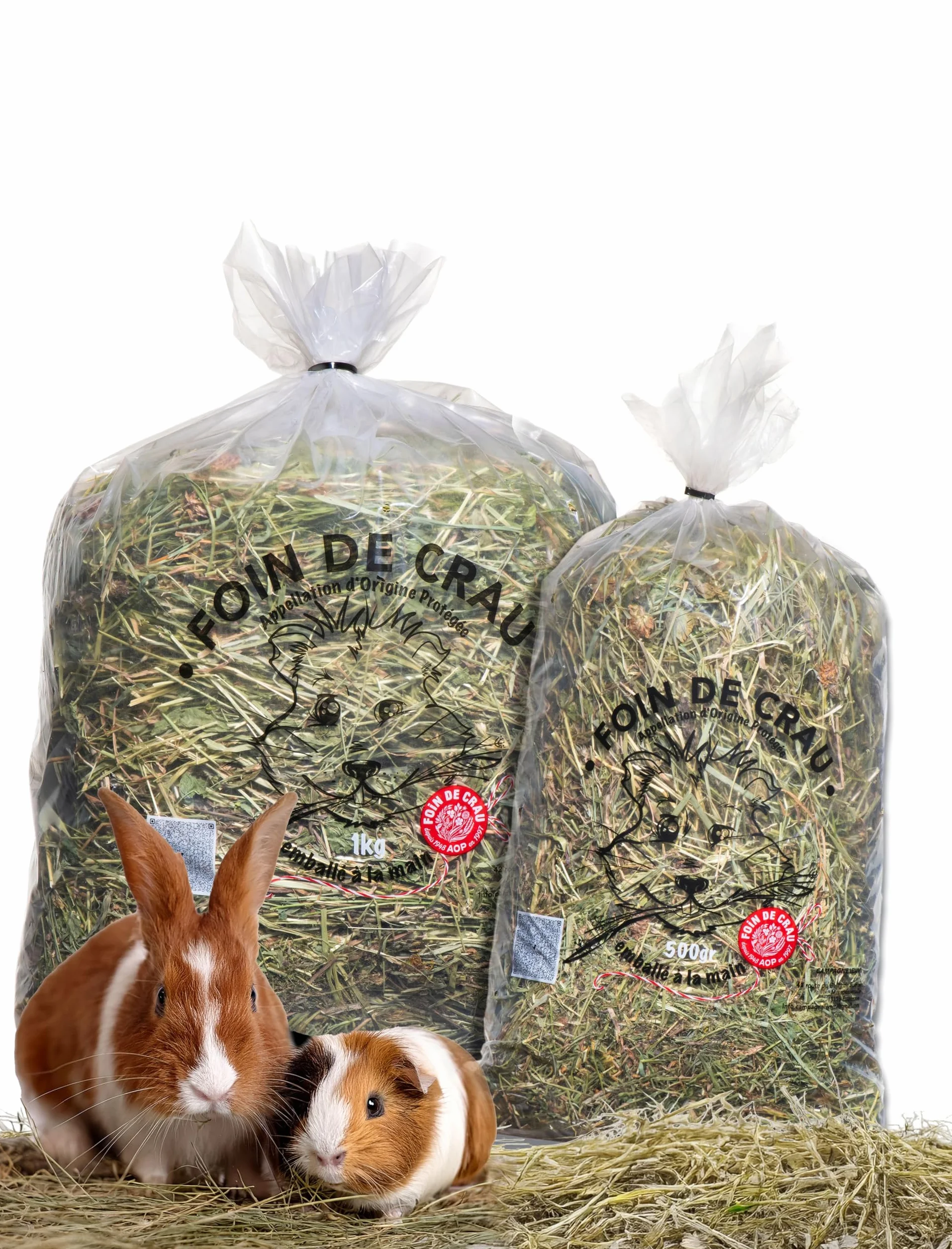 Foin de Crau AOP 1kg trié à la Main