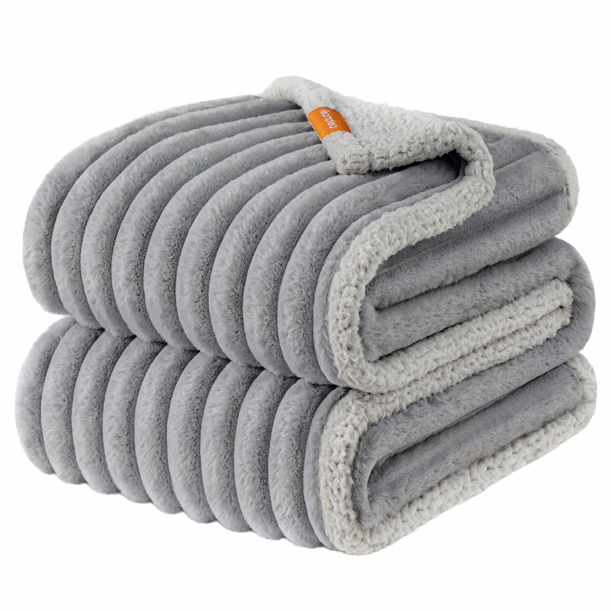 Feandrea Tapis Chien Imperméable XXL 203x152 cm Réversible Housse Canapé Lavable Gris Tourterelle Gris Clair