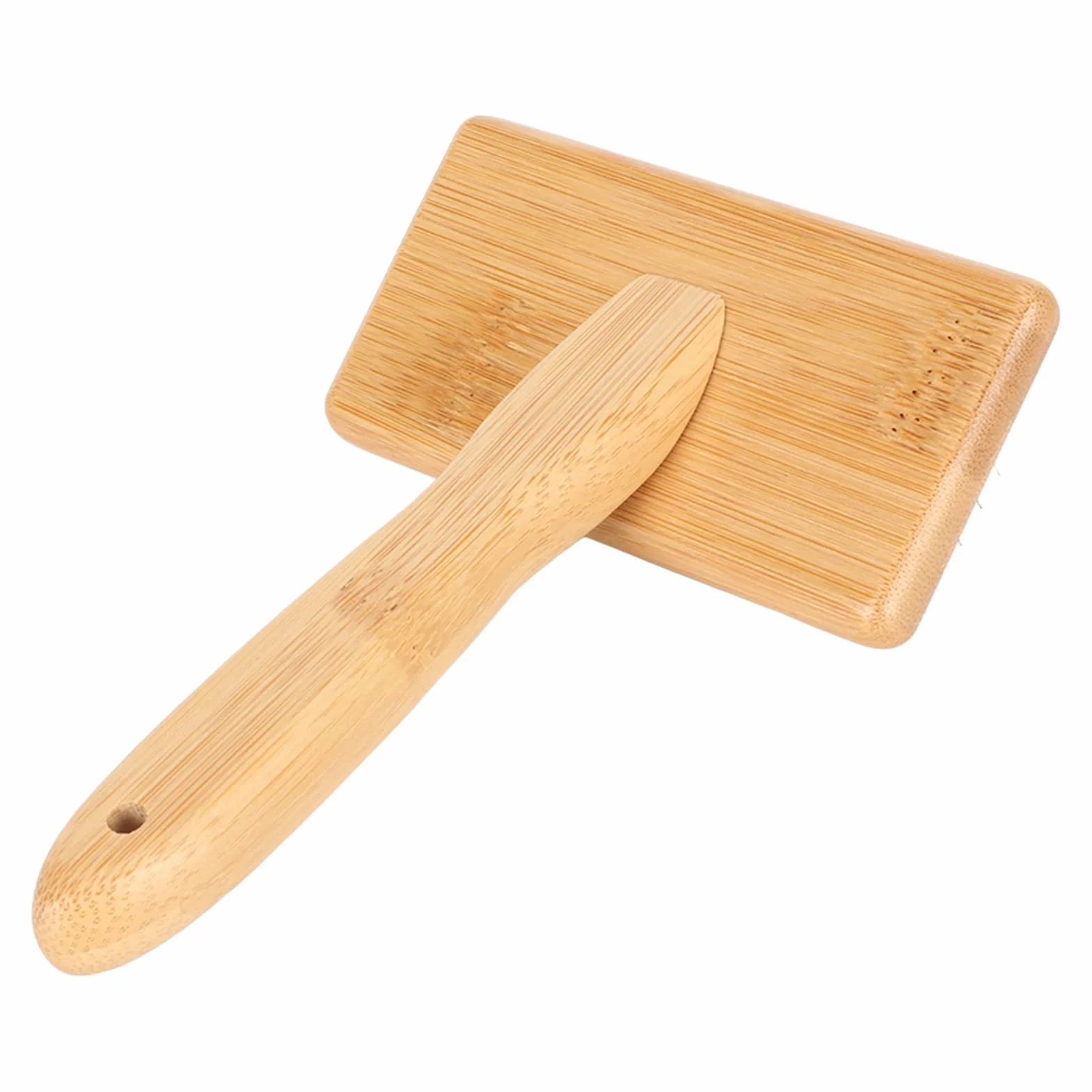 Brosse à Plumer pour Chats, Peigne en Macramé, Coussin Troué (L)