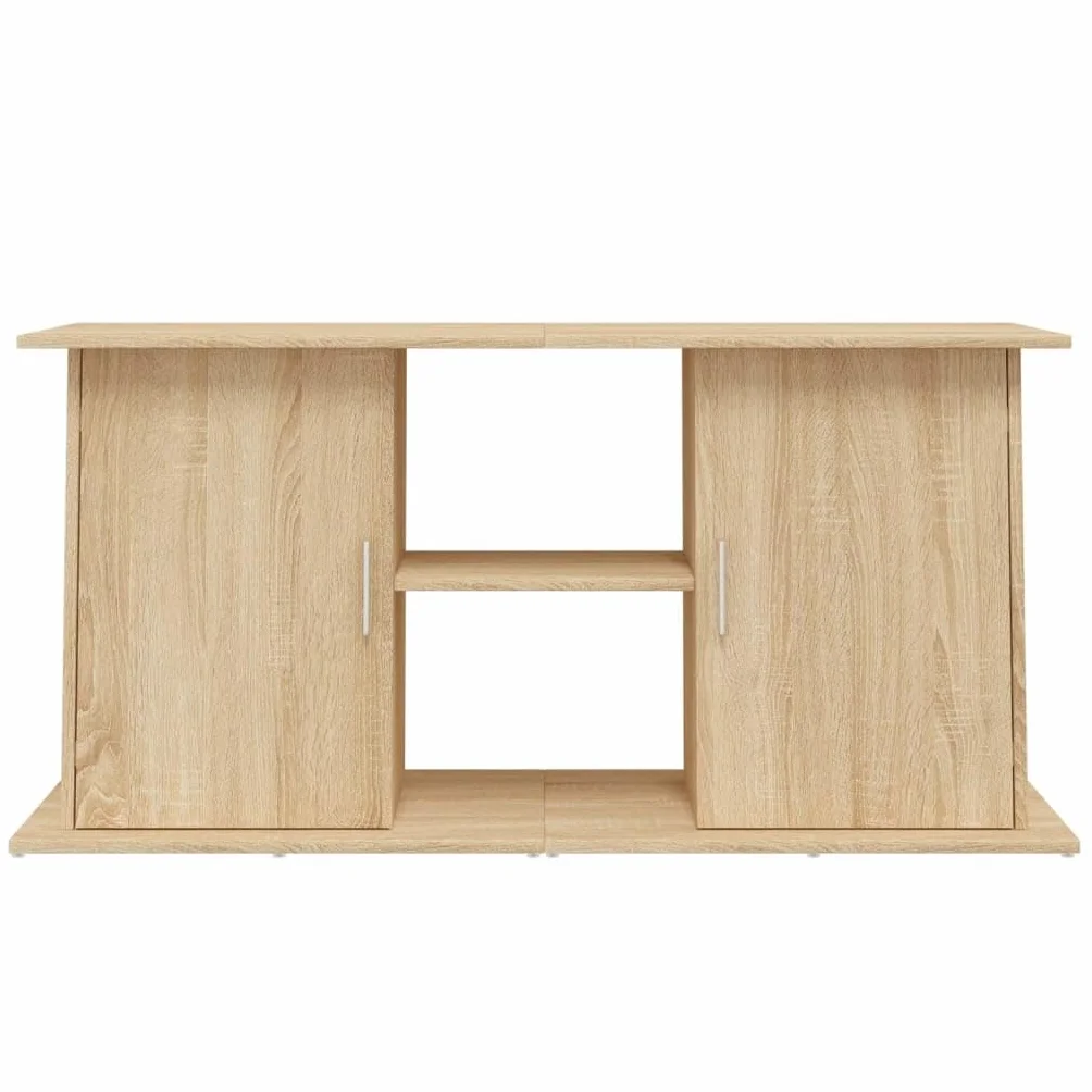 vidaXL Support d'aquarium Chêne Sonoma 121x41x58 cm Bois d'ingénierie
