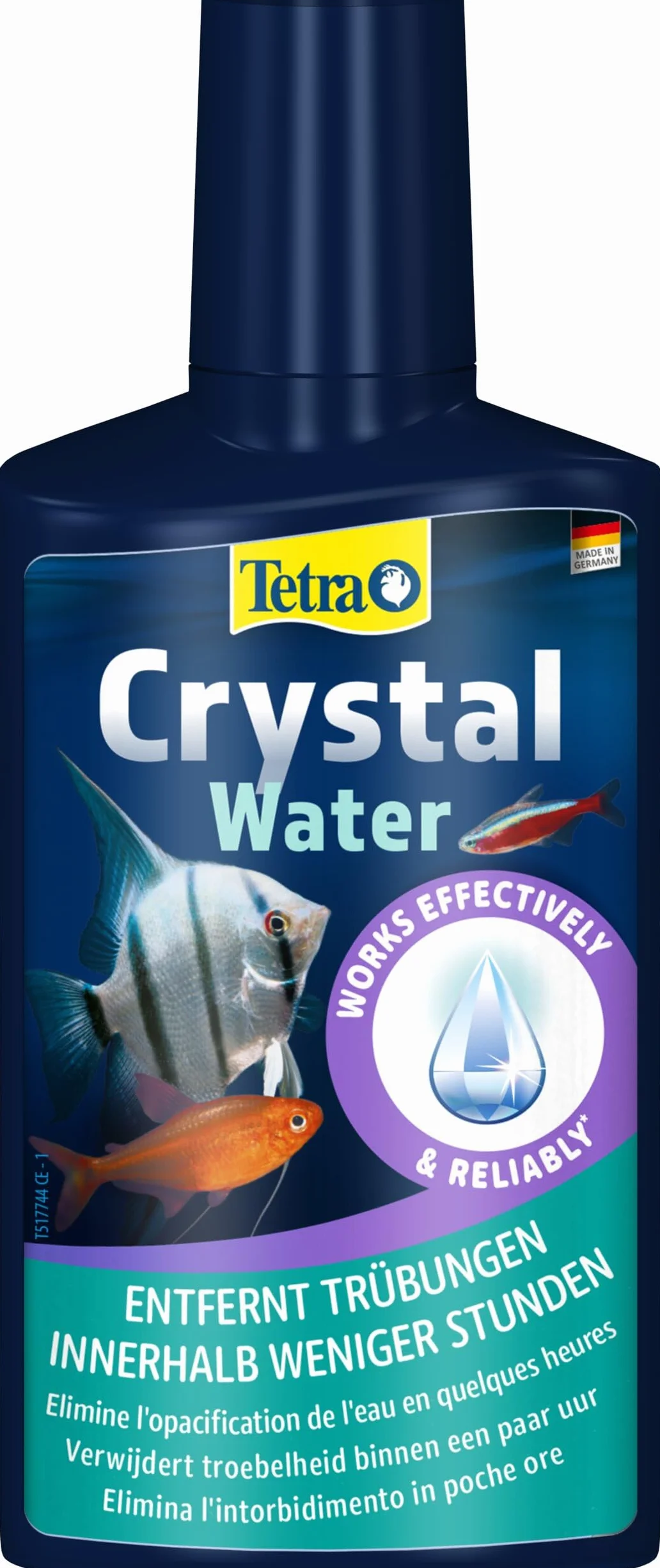 TETRA CrystalWater 250 ml - Élimine les Impuretés Dans l'Eau