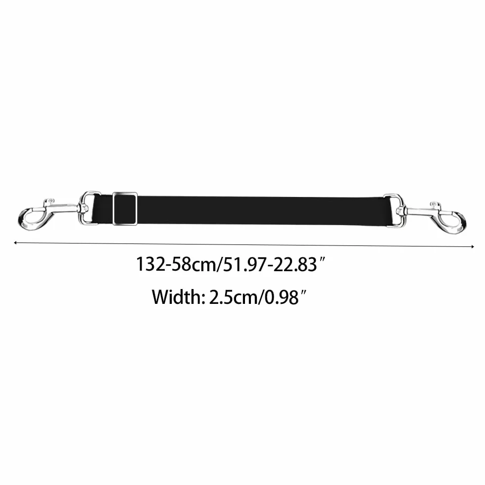 Sangles de Cuisse pour Couvertures de Cheval, Lot de 4, Bandes Élastiques Réglables avec Rotation 360°